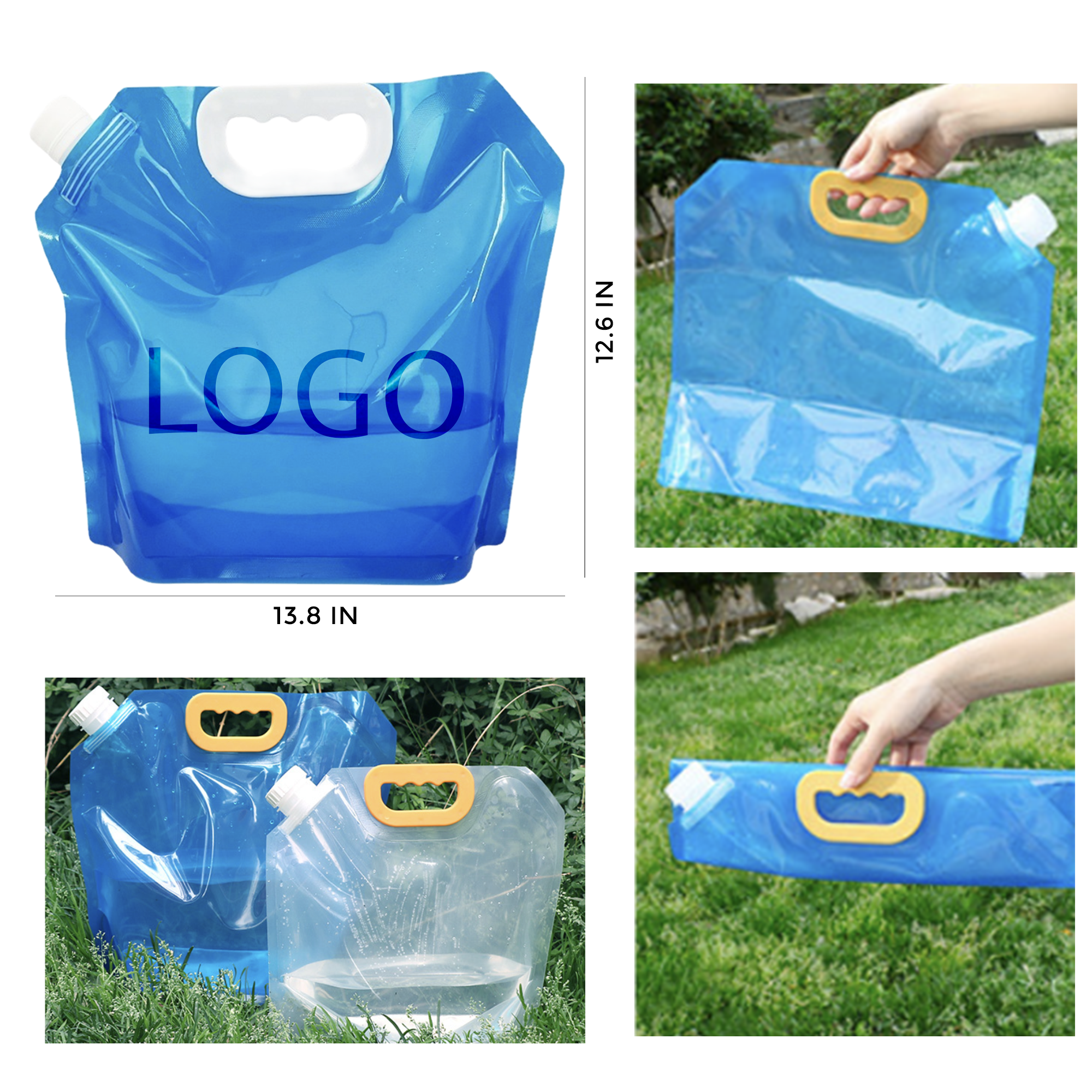 MOQ 10 PCS Lightweight Foldable Portable Water Bag 2