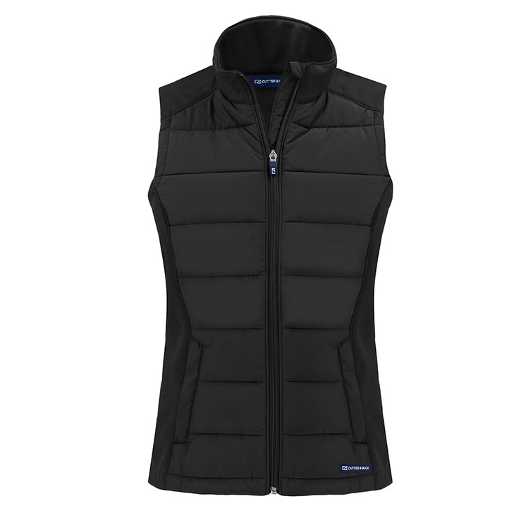 Cutter & Buck Ladies Eco Softshell Recycled Full Zip Vest 2