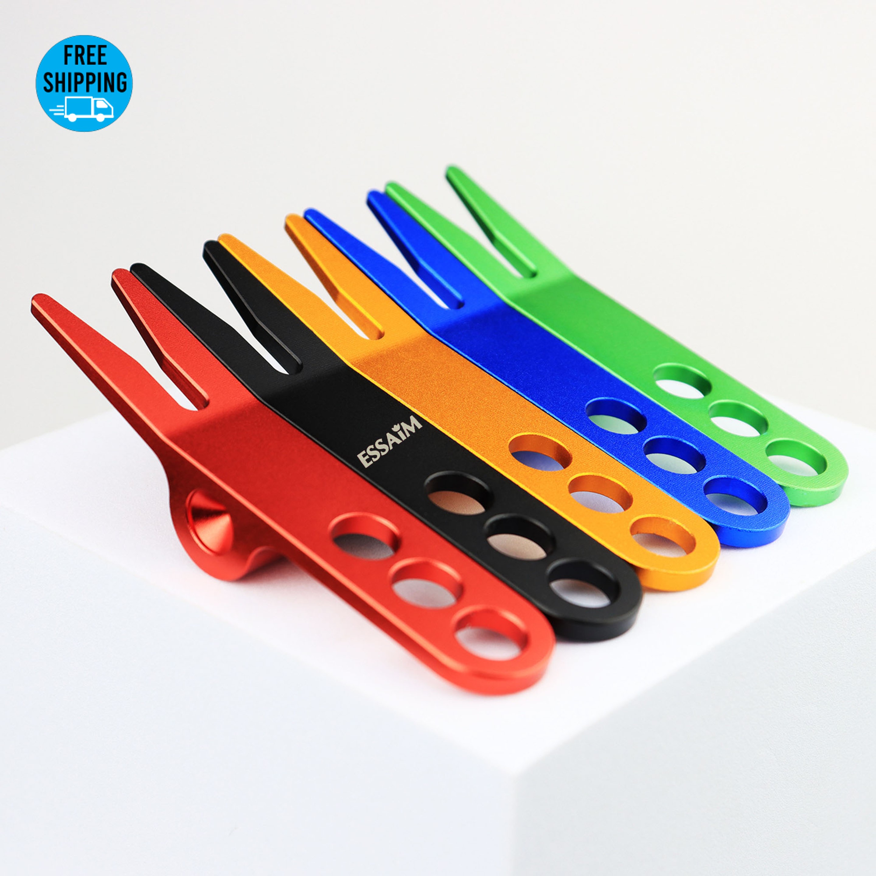 Aluminium Alloy Golf Ball Fork Pivot Divot 2