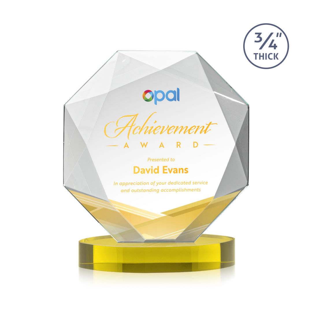 Bradford VividPrint™ Award on Alberton Base - Gold 9