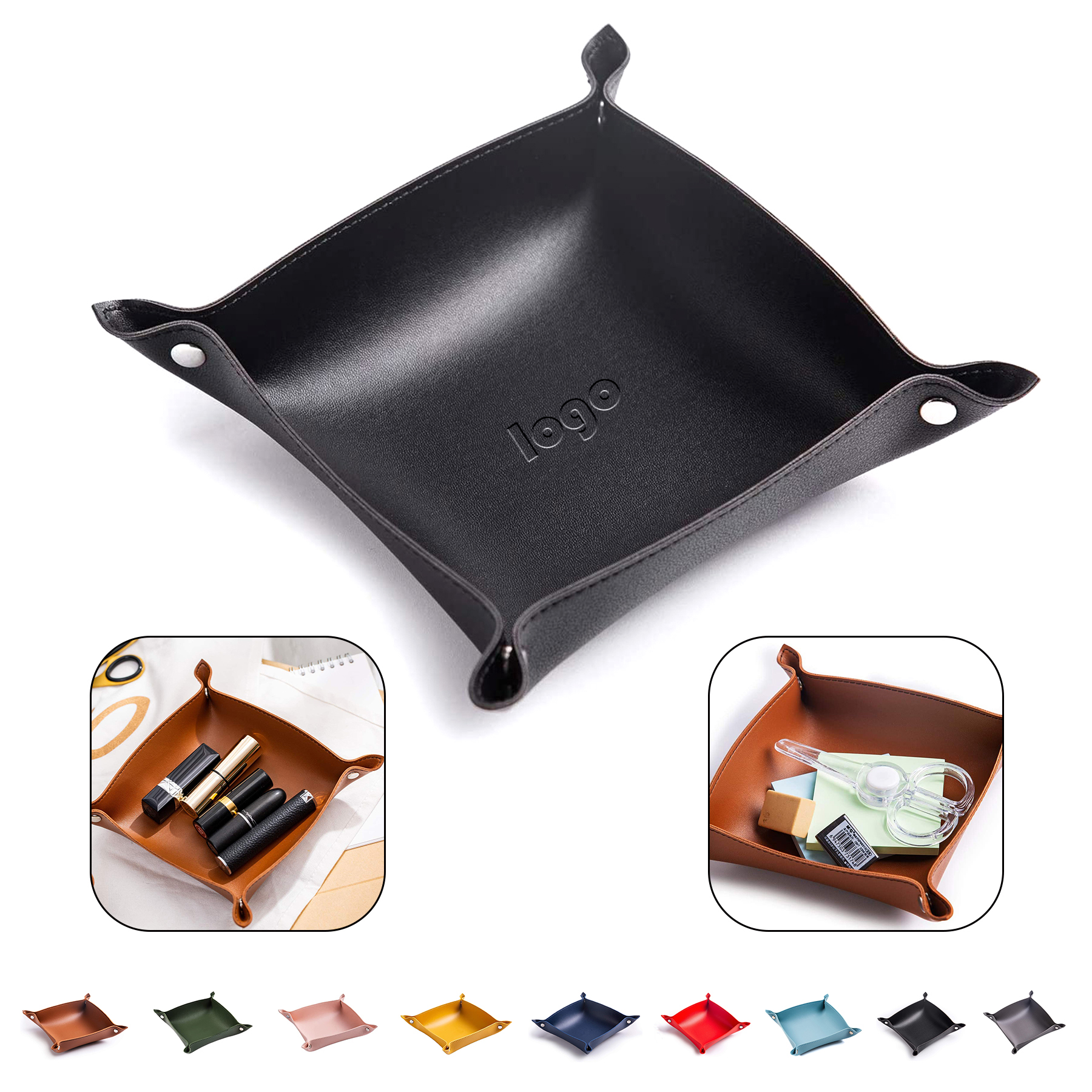 Foldable PU Leather Jewelry Tray 10
