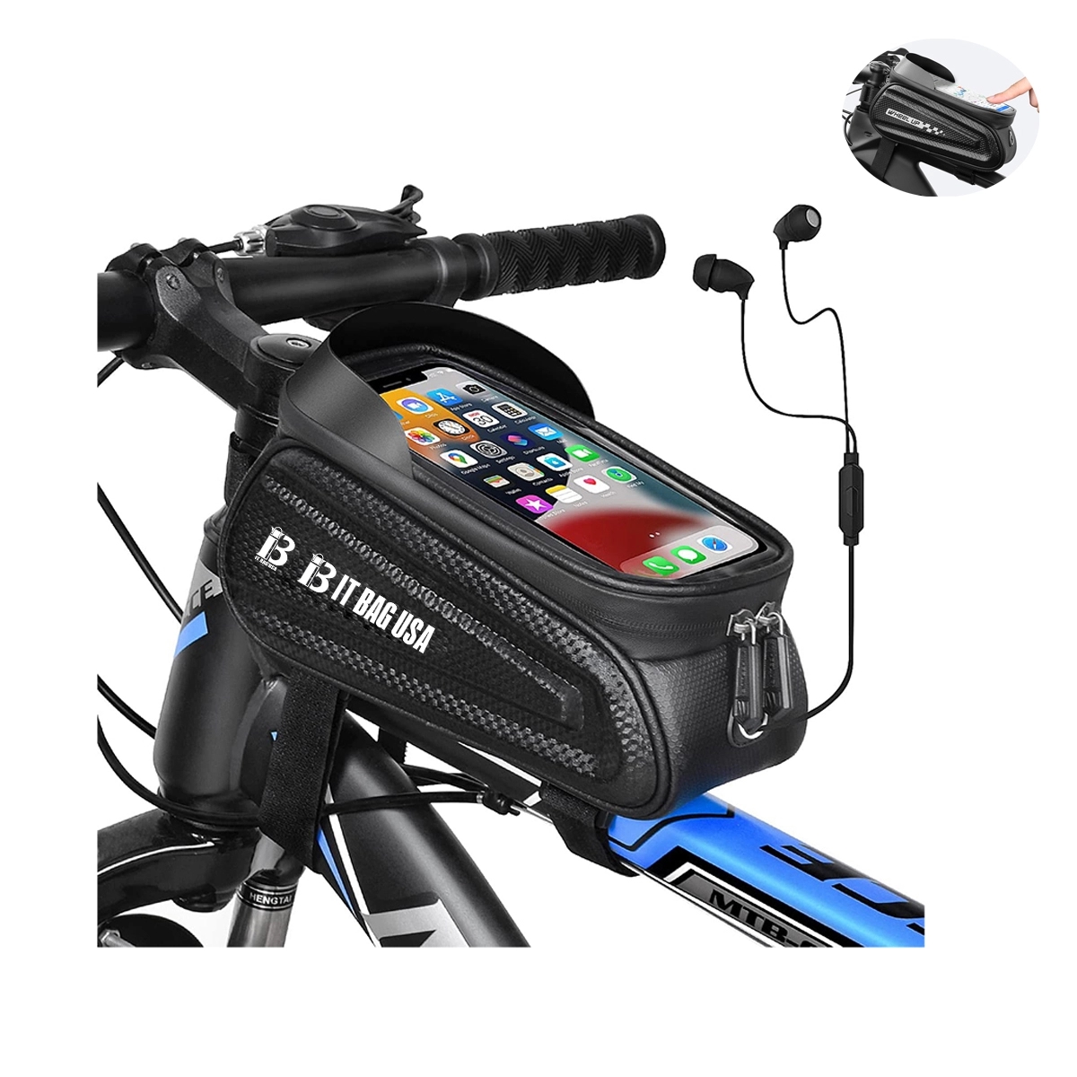 Touch Screen Bike Phone Mount Bag 2