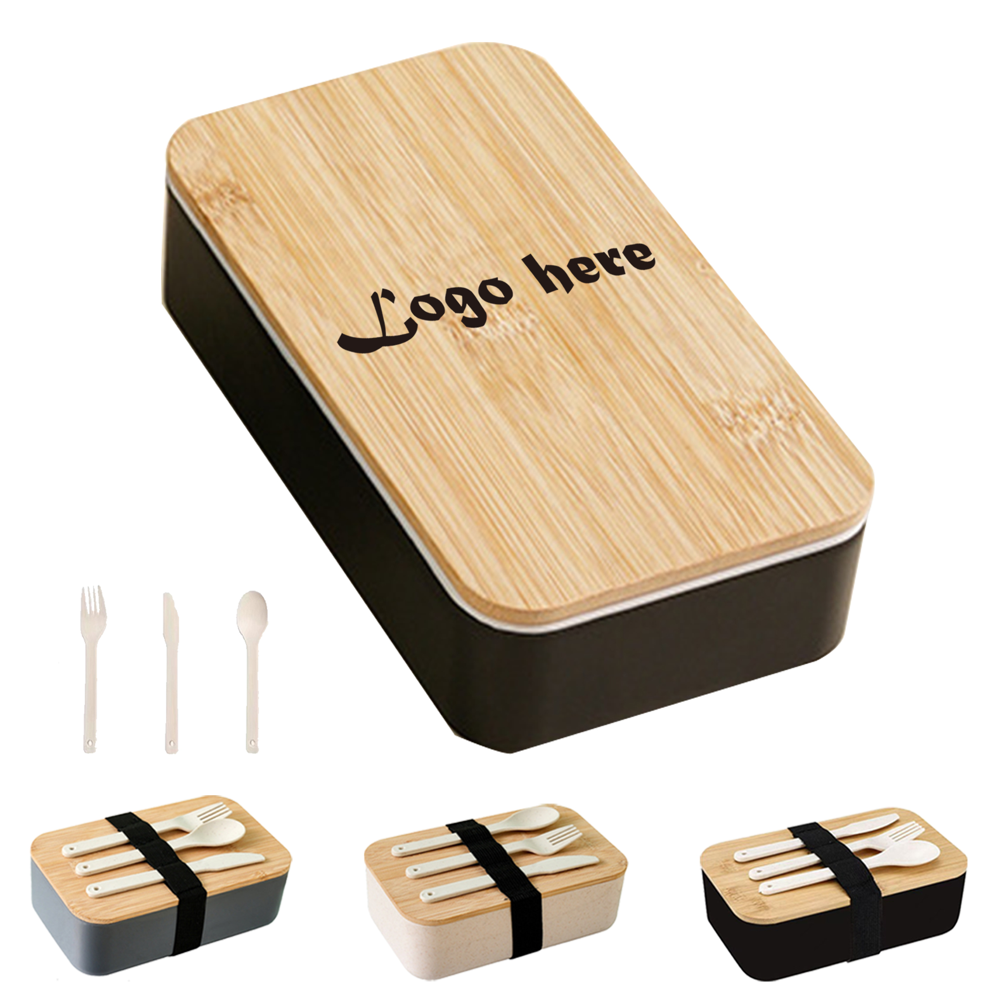 Microwave Safe Bamboo Lunch Box 1