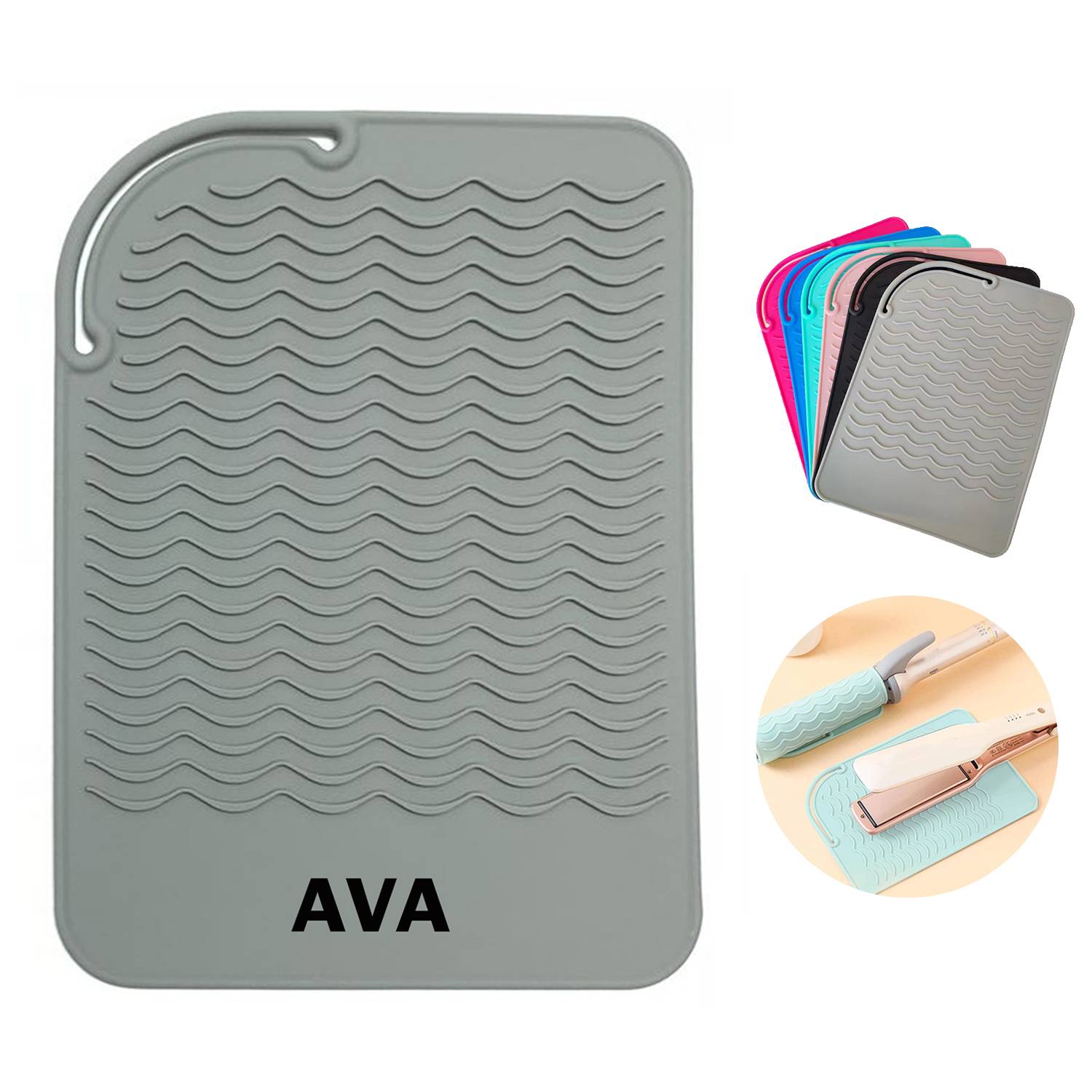 Silicone Mat Hair Straightener Iron Heat Pad 2