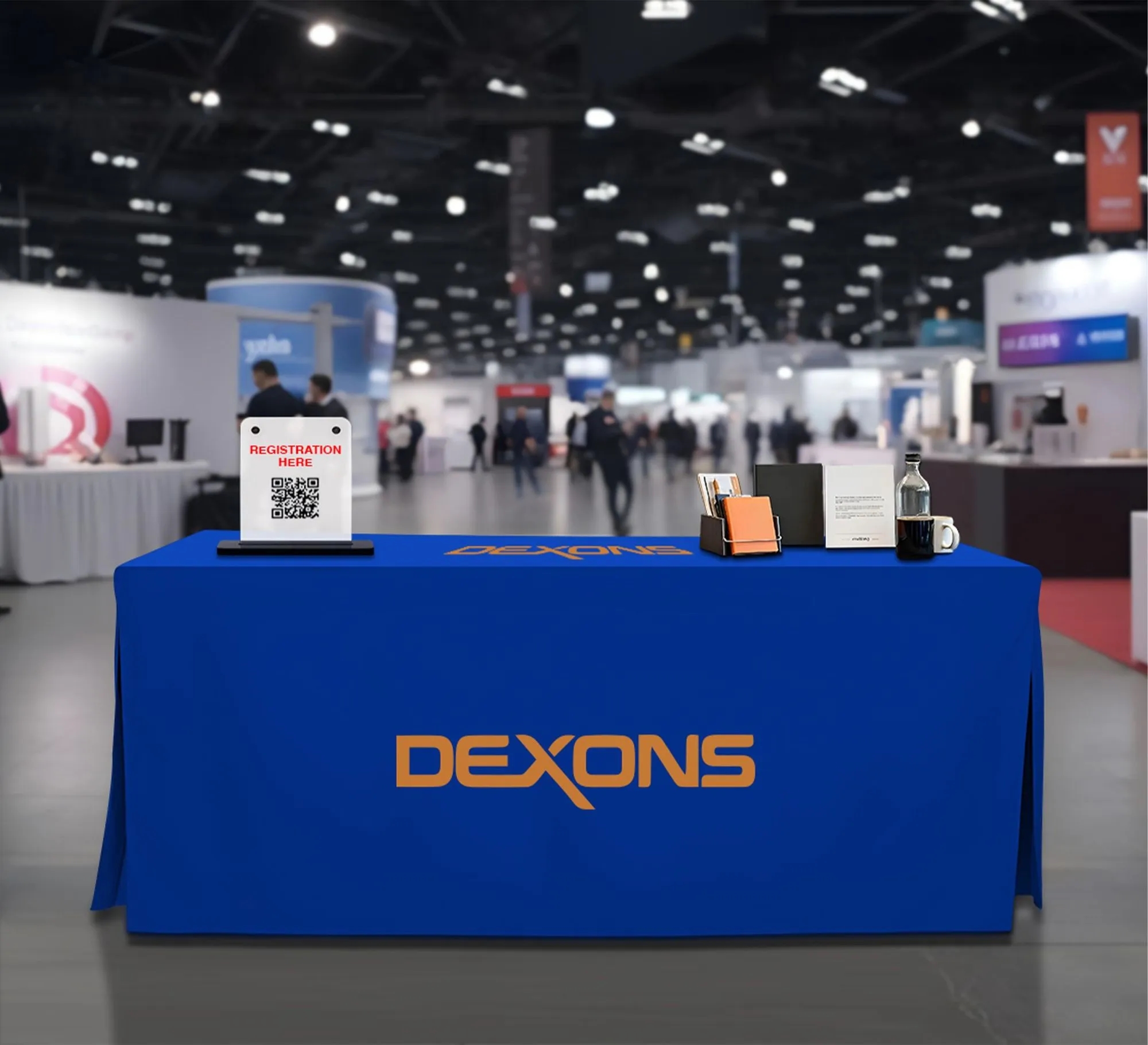 3 sided - Open Corner Table Covers - 8' x 2.5' 8