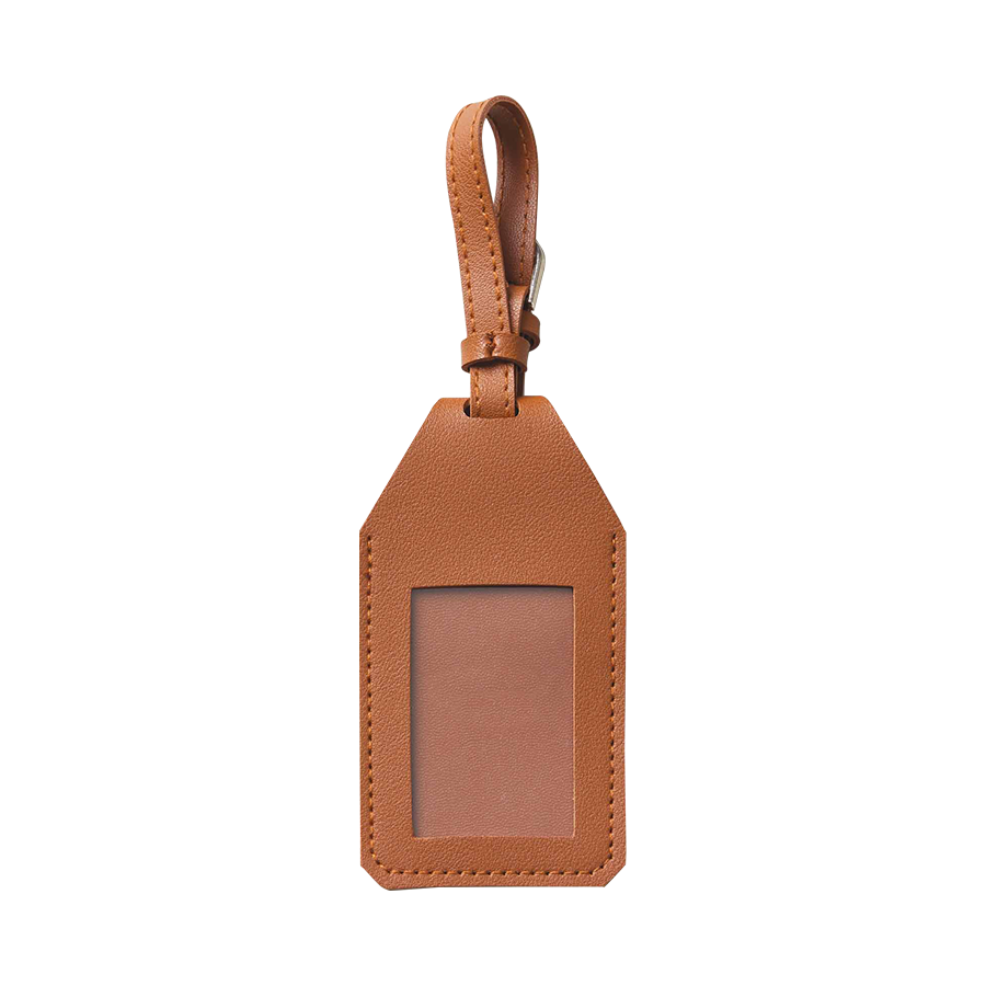 PU Luggage Tag with AirTag Slot 3