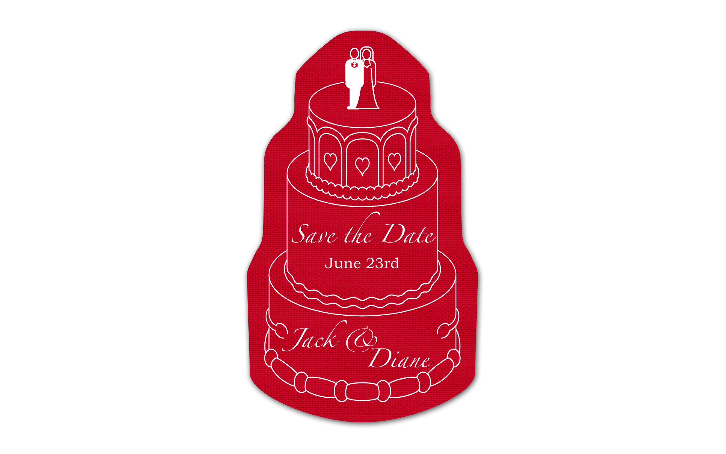Wedding Cake Rubber Jar Opener 45