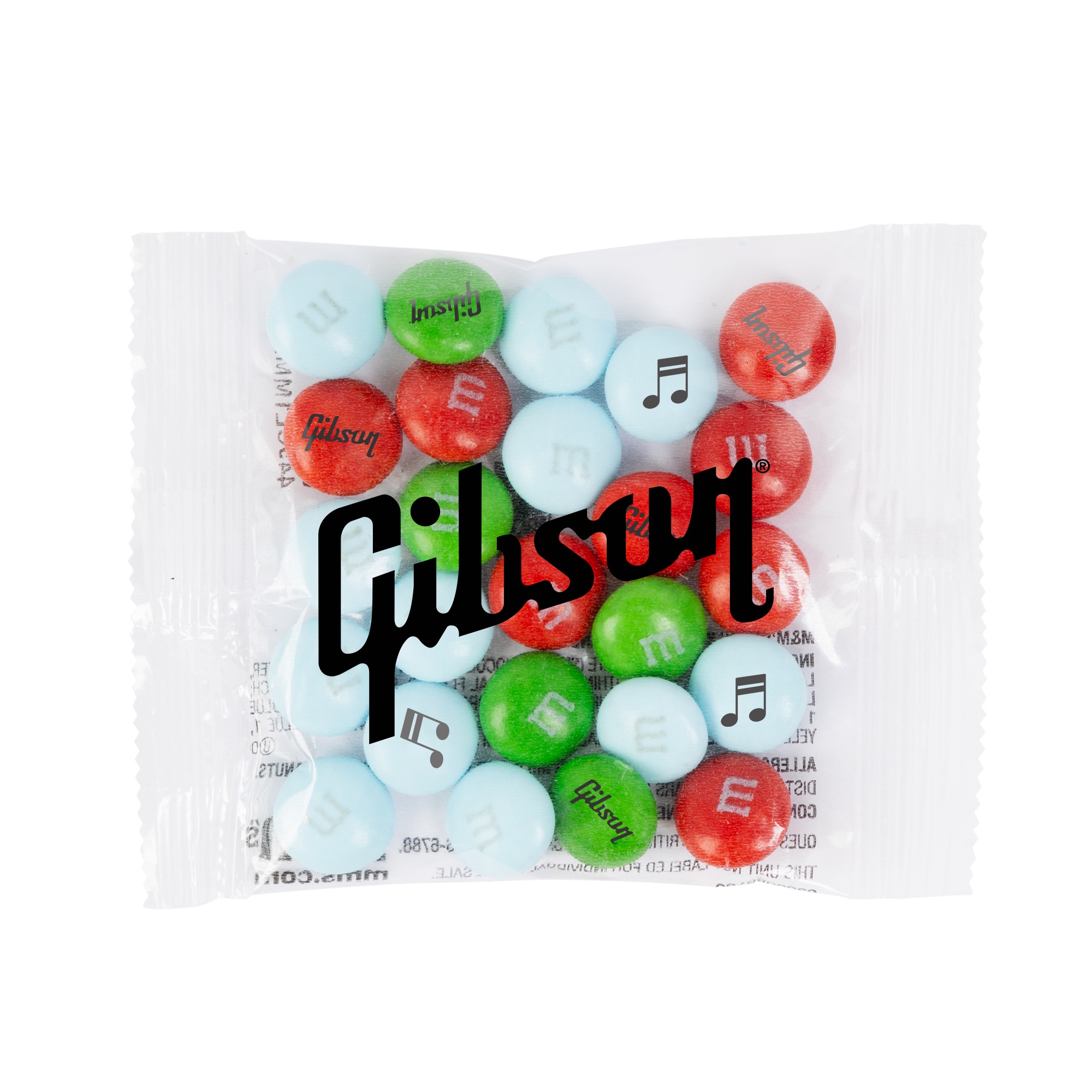 3/4 oz. Personalized M&M'S® in Single Color Printed Favor Pack 2