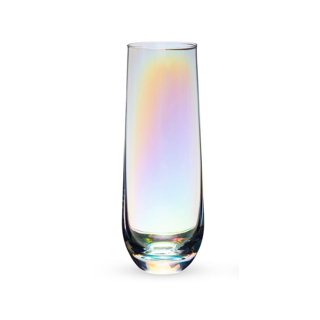 Twine Living® Luster Stemless Champagne Flute, set of 2 2