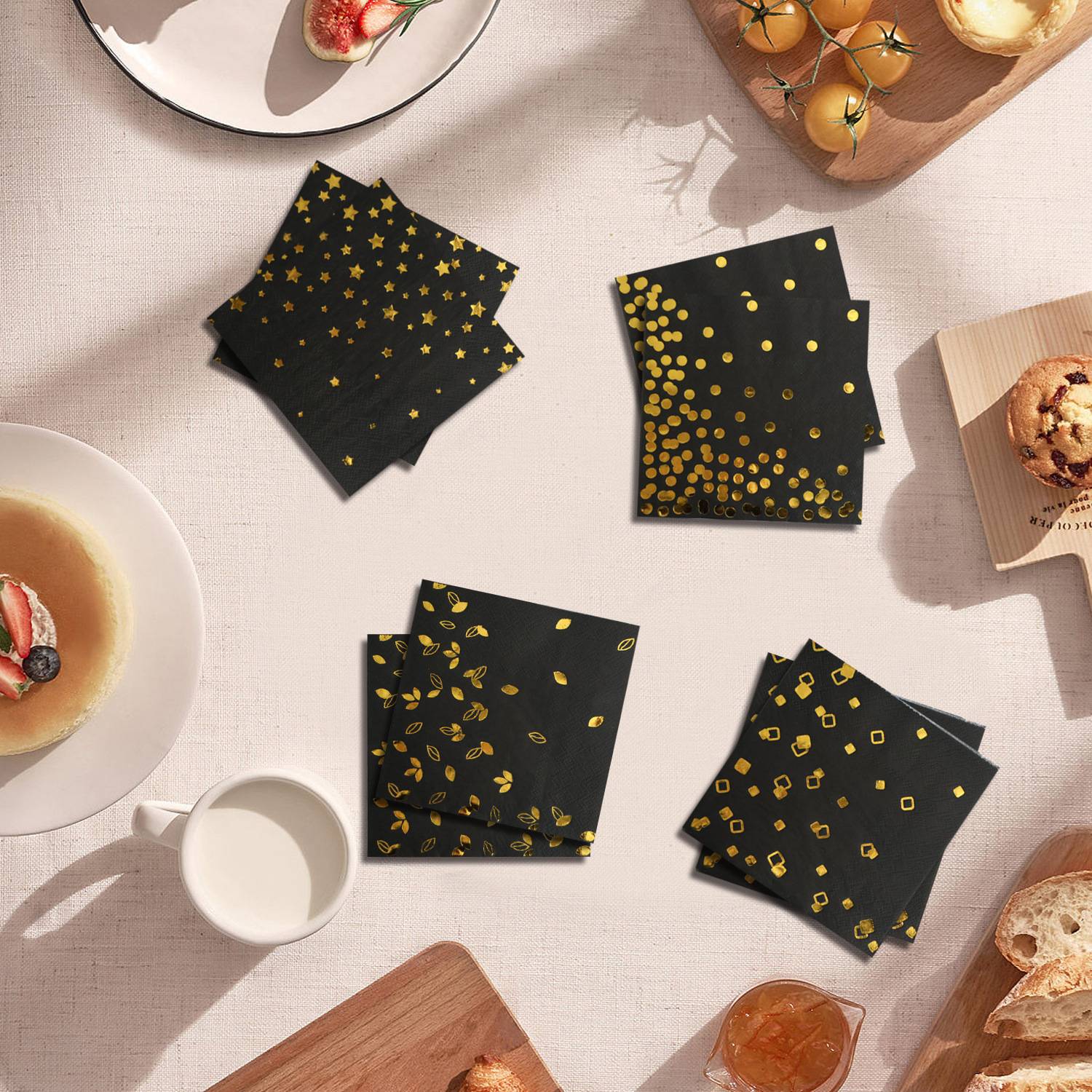 100PCS Disposable Square Tissues 8
