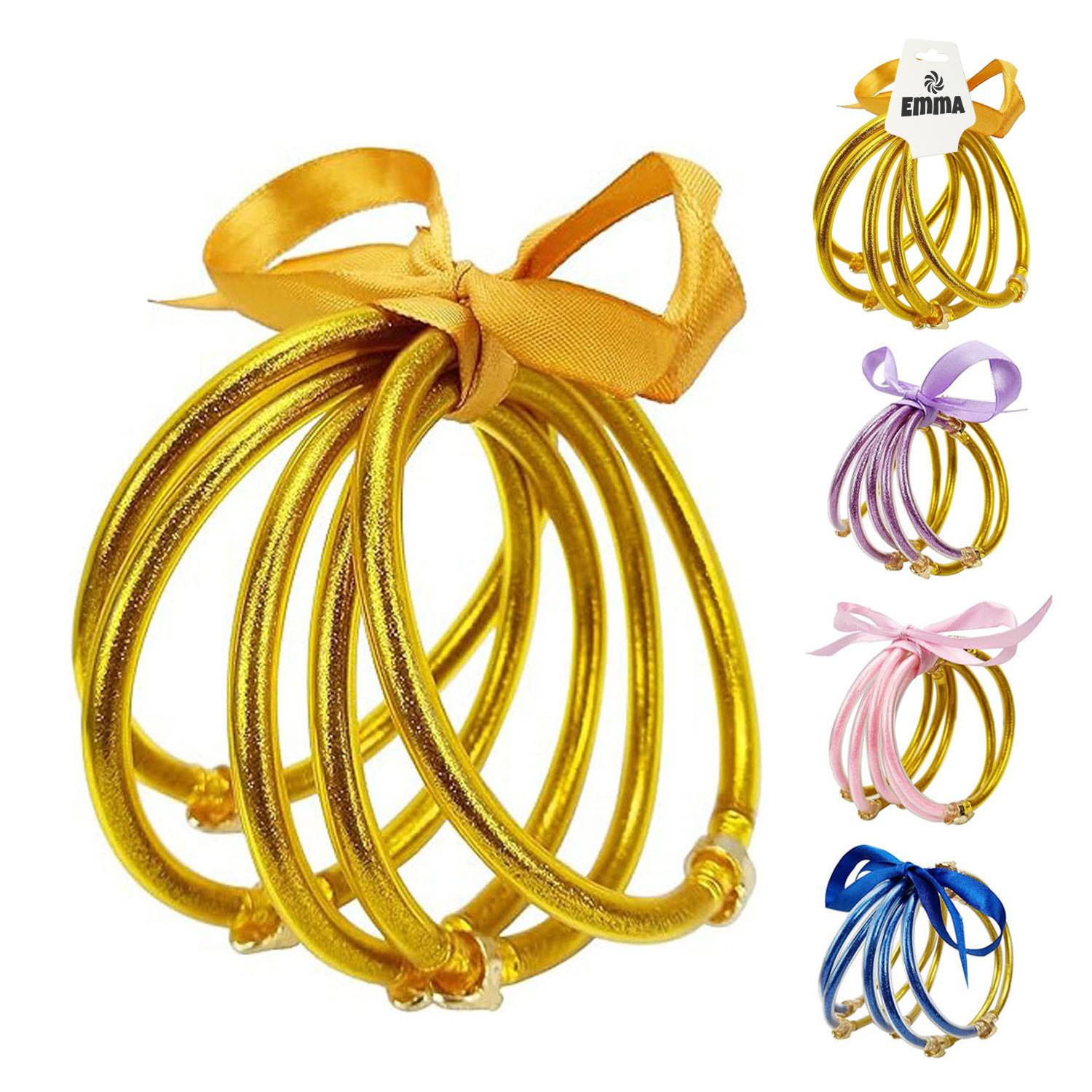 Soft Silicone Glitter Filled Bracelet 2