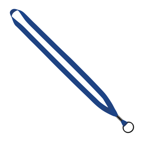 1/2" Polyester Lanyard with Metal Crimp & Split-Ring 21