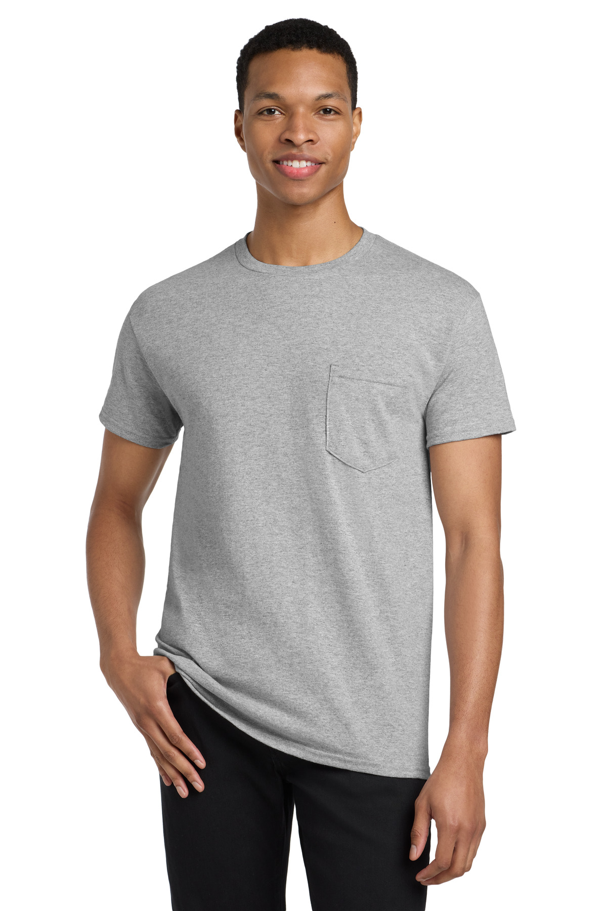 Gildan Heavy Cotton 100% Cotton Pocket T-Shirt. 5300 105