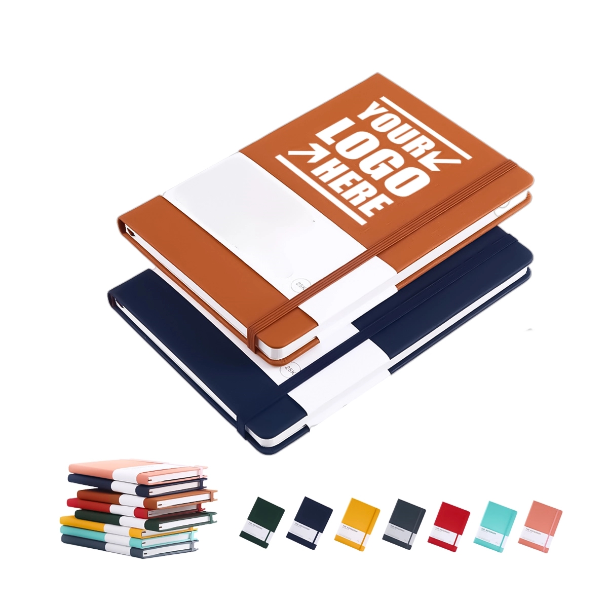 A5 200 Pages 8.3''X5.7'' Business Notepad 8 Colors Optional 1