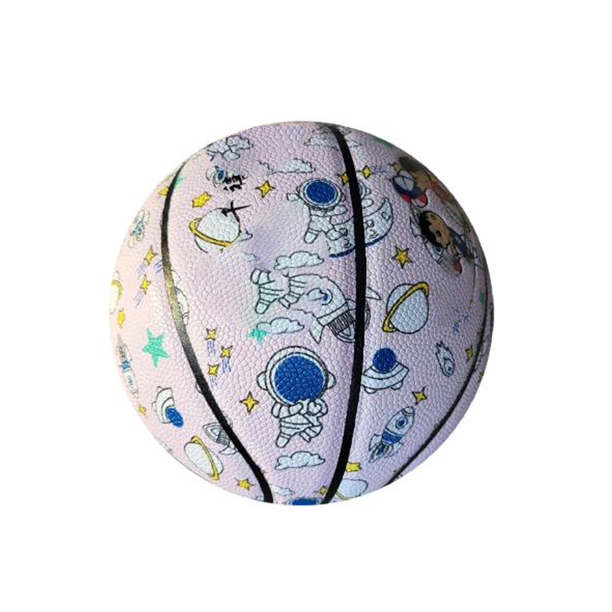 Custom Full Color PU Leather 7# Wear-Resisting Basketball 5
