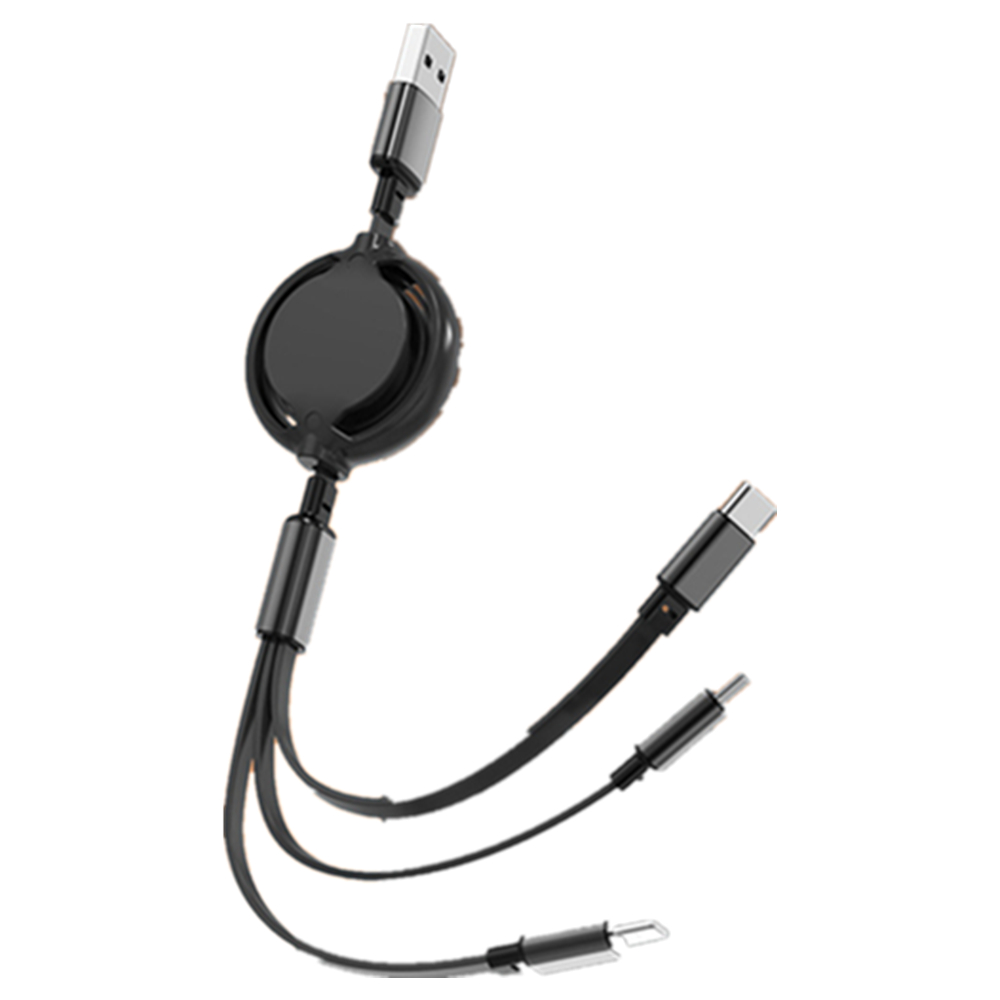 Retractable 3-in-1 USB Charging Cable 9