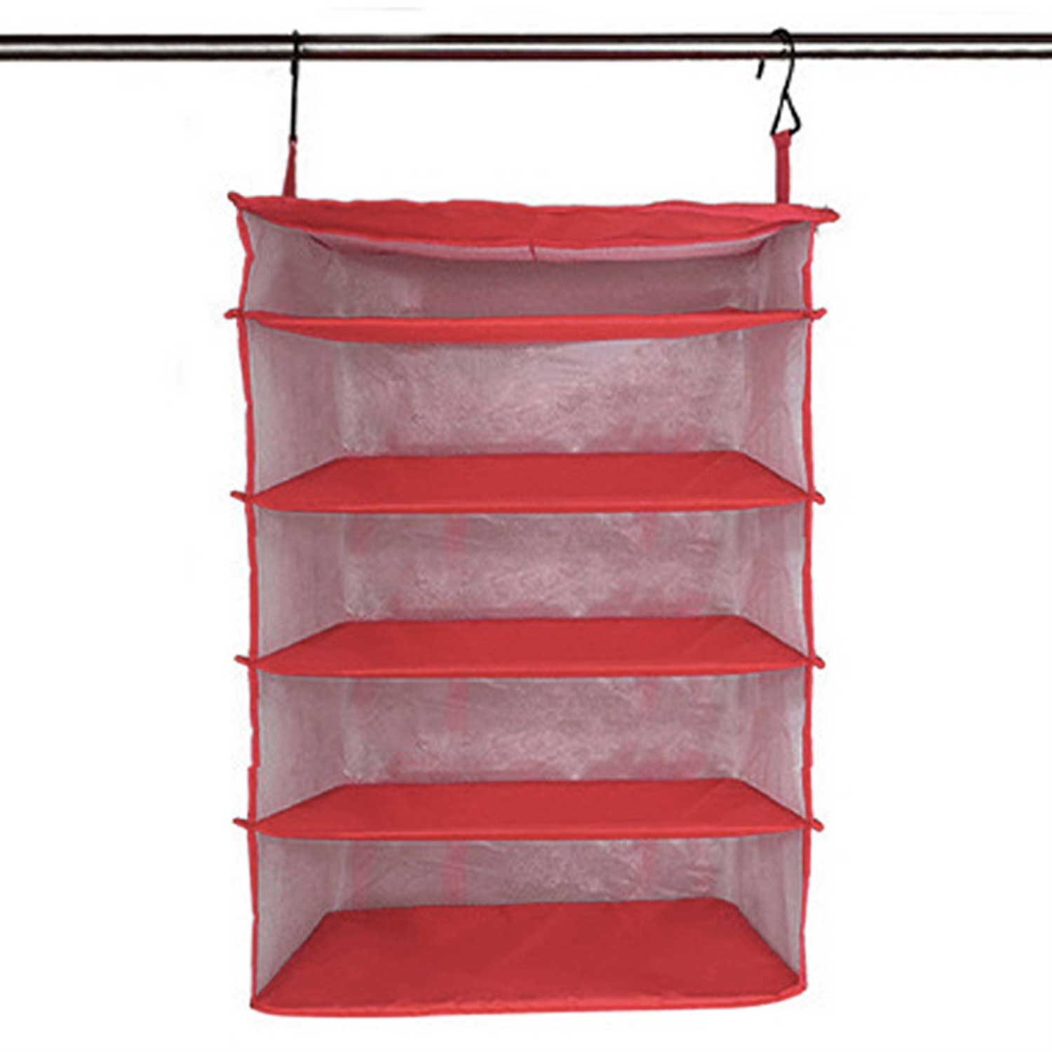 3/5/7-Layer Hanging Organizer - Foldable Mesh Storage Bag 4