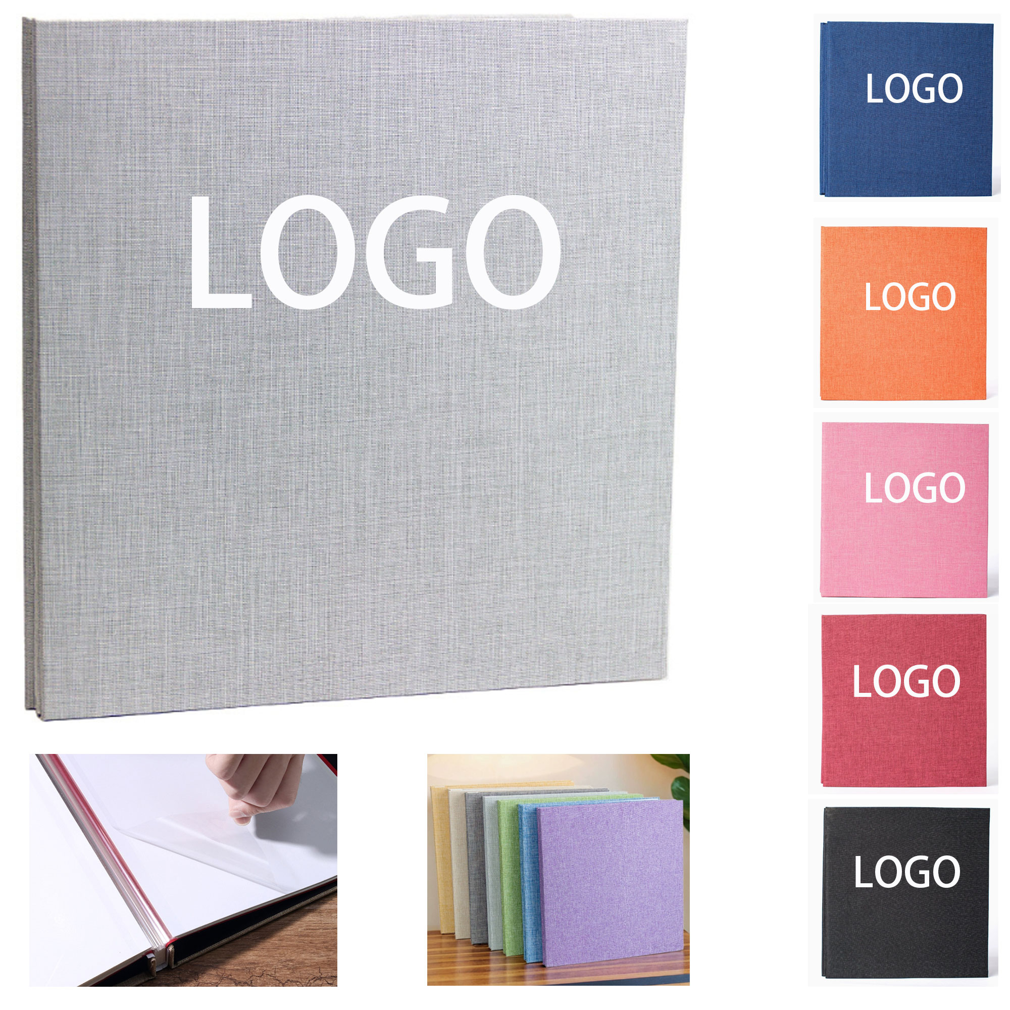 40 Pages Linen Cover Photo Album 1