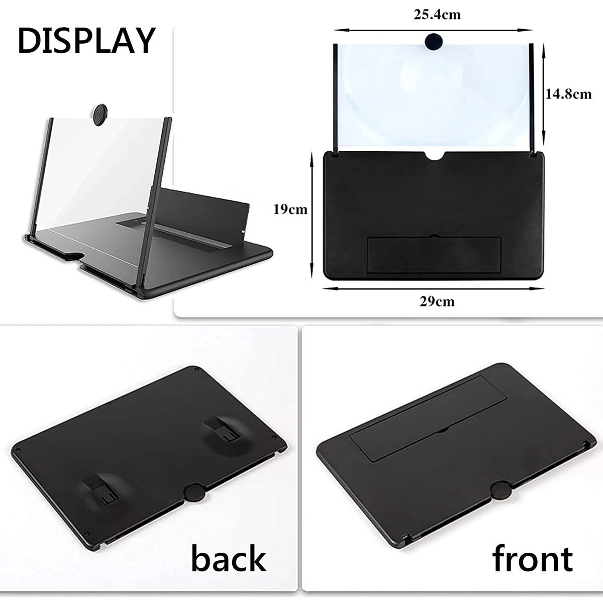 Screen Magnifier Stand 14 Inch 3D Foldable Amplifier 7