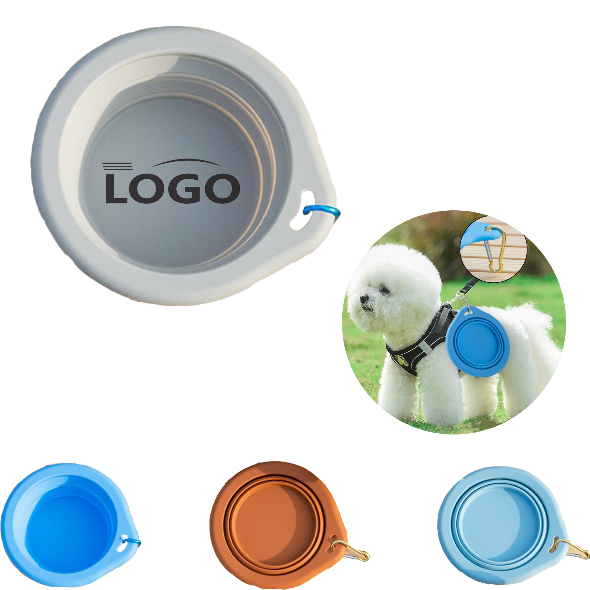MOQ 10pcs Portable Pet Bowl 1