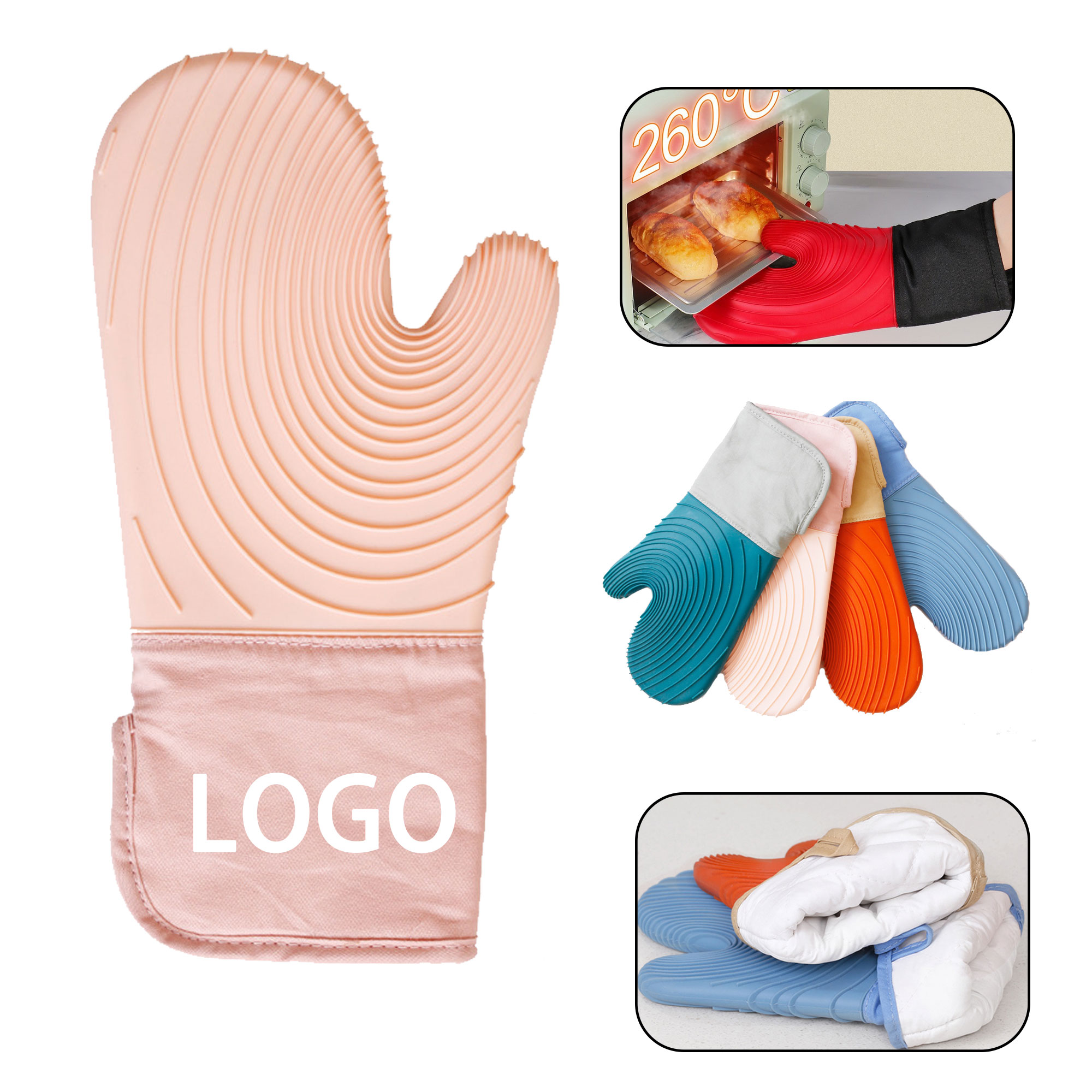Silicone Heat Resistant Kitchen Gloves 1