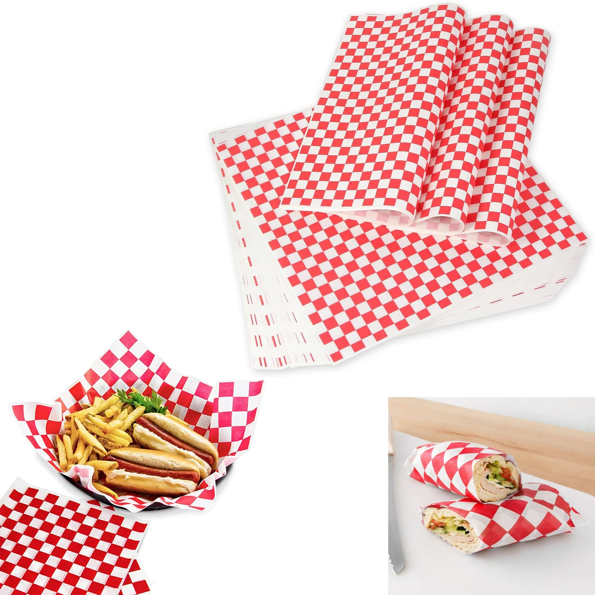 12" x 12" Food Wrapping Paper MOQ1000 2