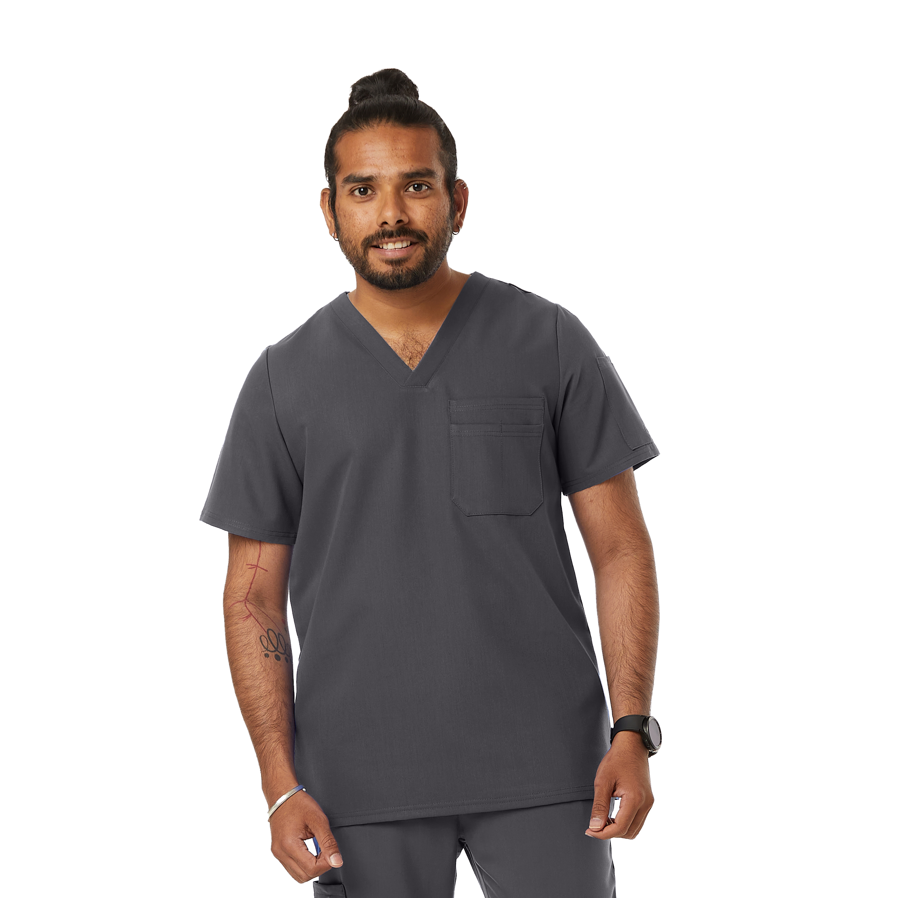 Mens WYND Tuckable Scrub Top 5