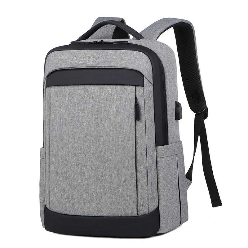 Anti-theft Waterproof Men Business USB Port Laptop Backpack 10