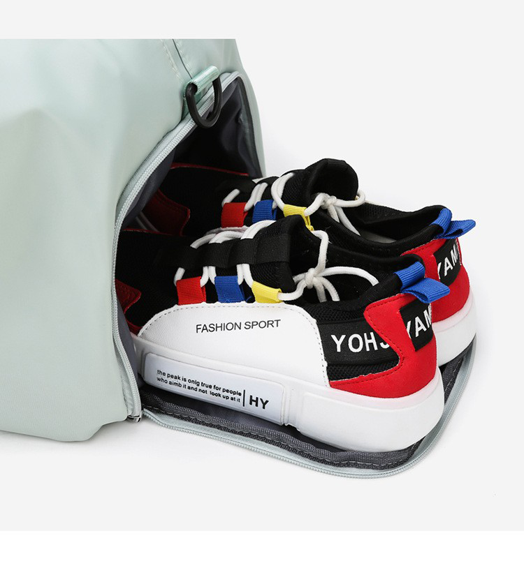Gym Duffel Travel Bag with Wet Pocket Shoes for Women 16