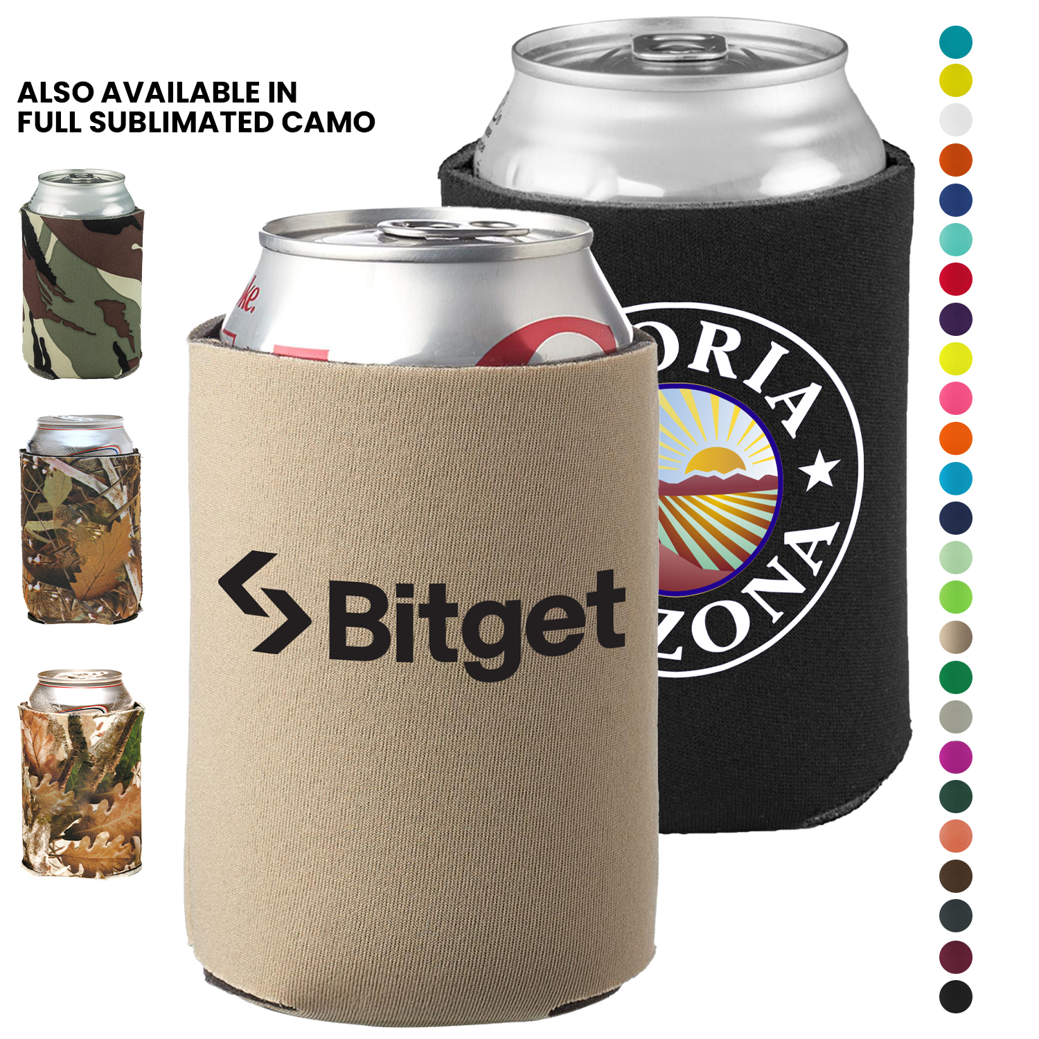 Custom 4mm Collapsible Can Coolers – Personalized Drink Sleeves 3