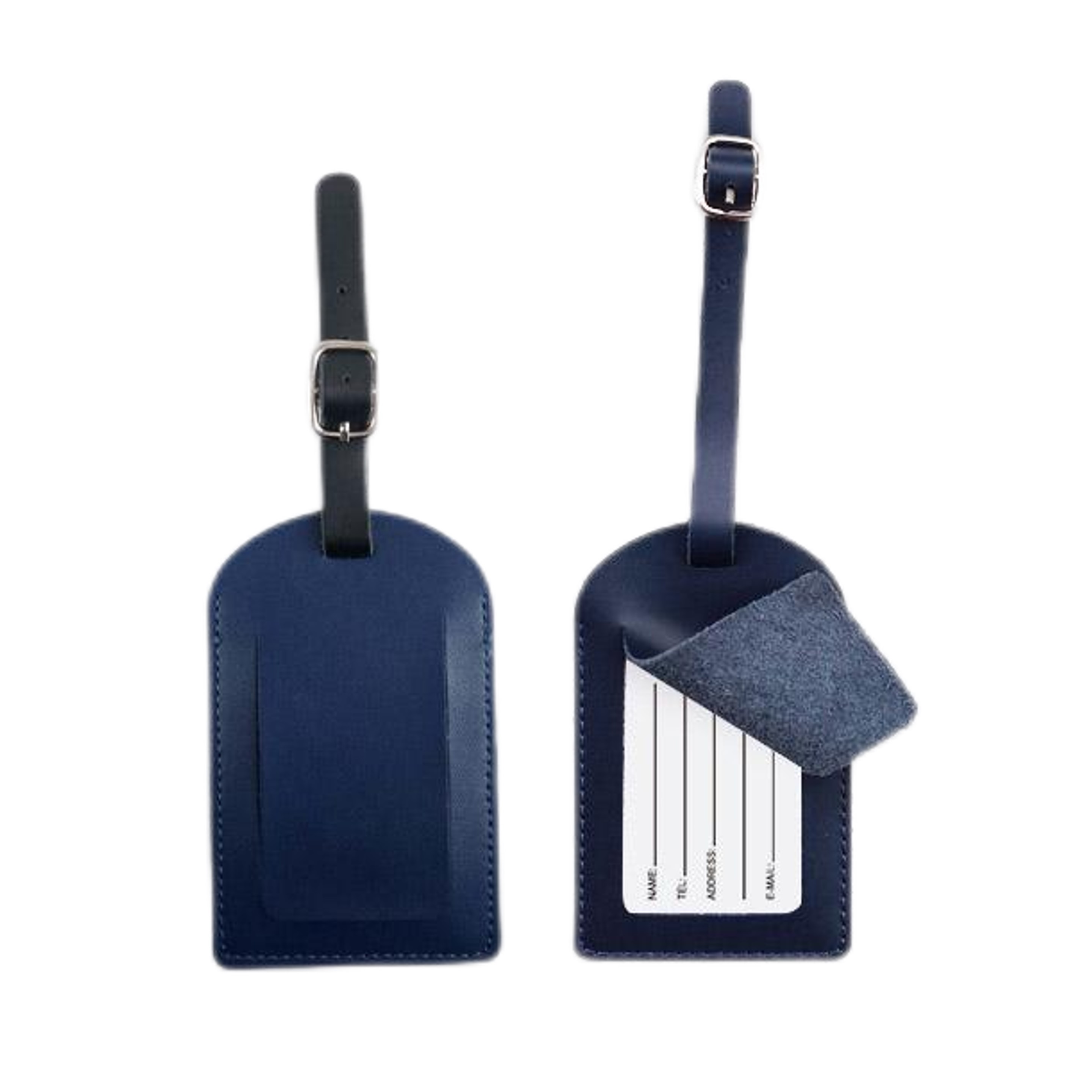 Personalized Genuine Leather Luggage Tag 4