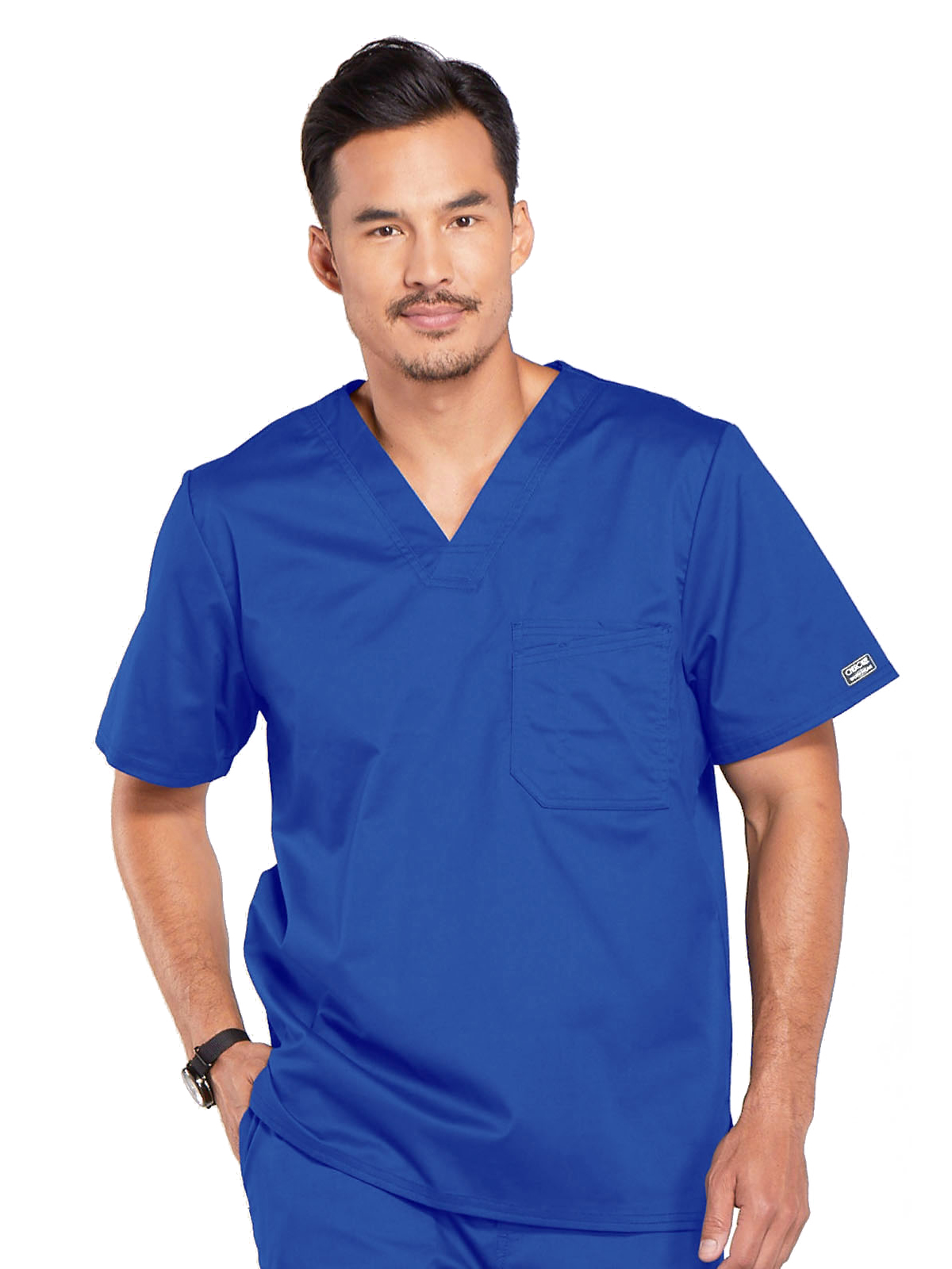 Cherokee - Workwear Core Stretch - Men's 1-Pocket Tuckable V-Neck Top 12