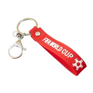 World Cup Football PVC Keychain With Key Ring Design 11