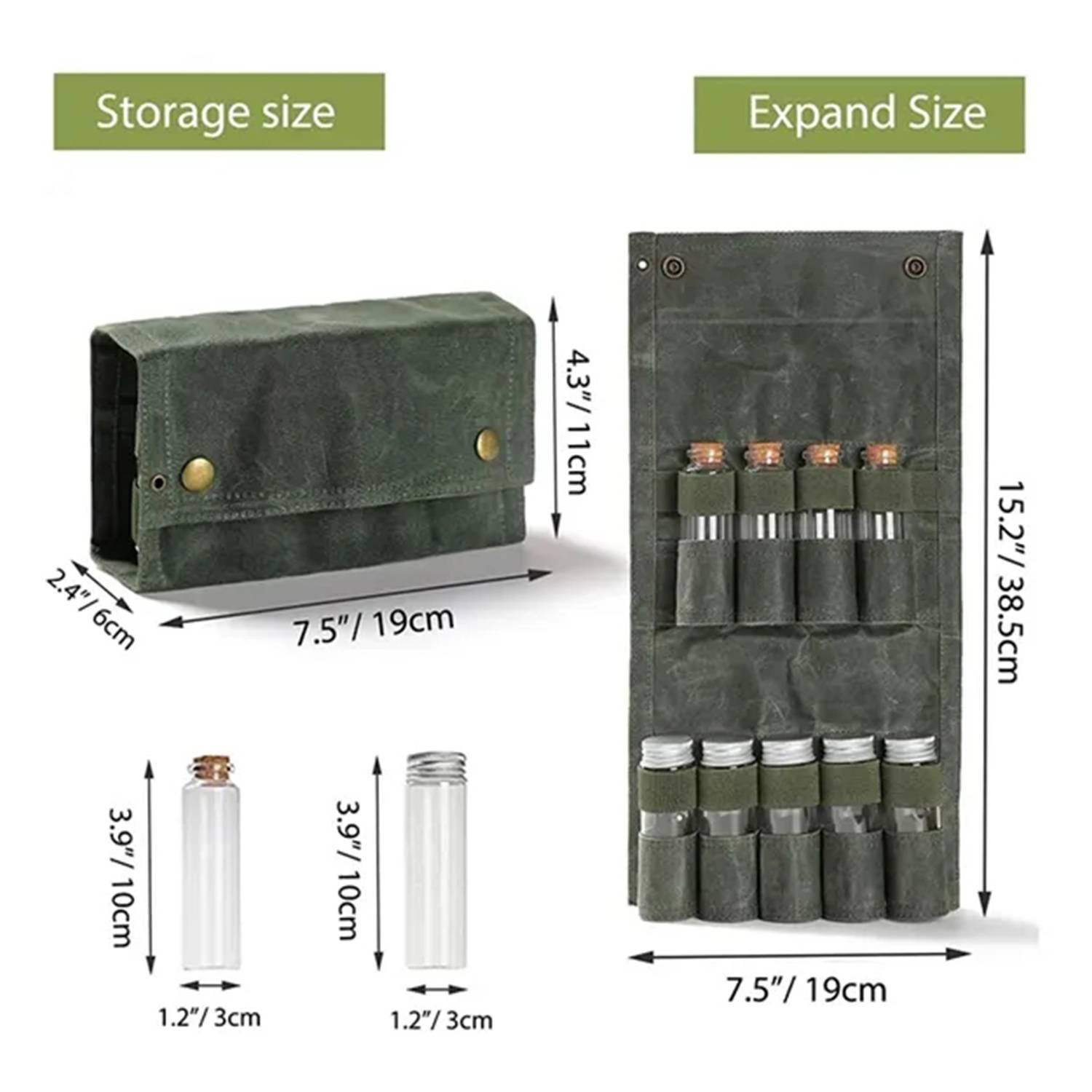 Portable Spice Bag Seasoning Storage Organizer 1