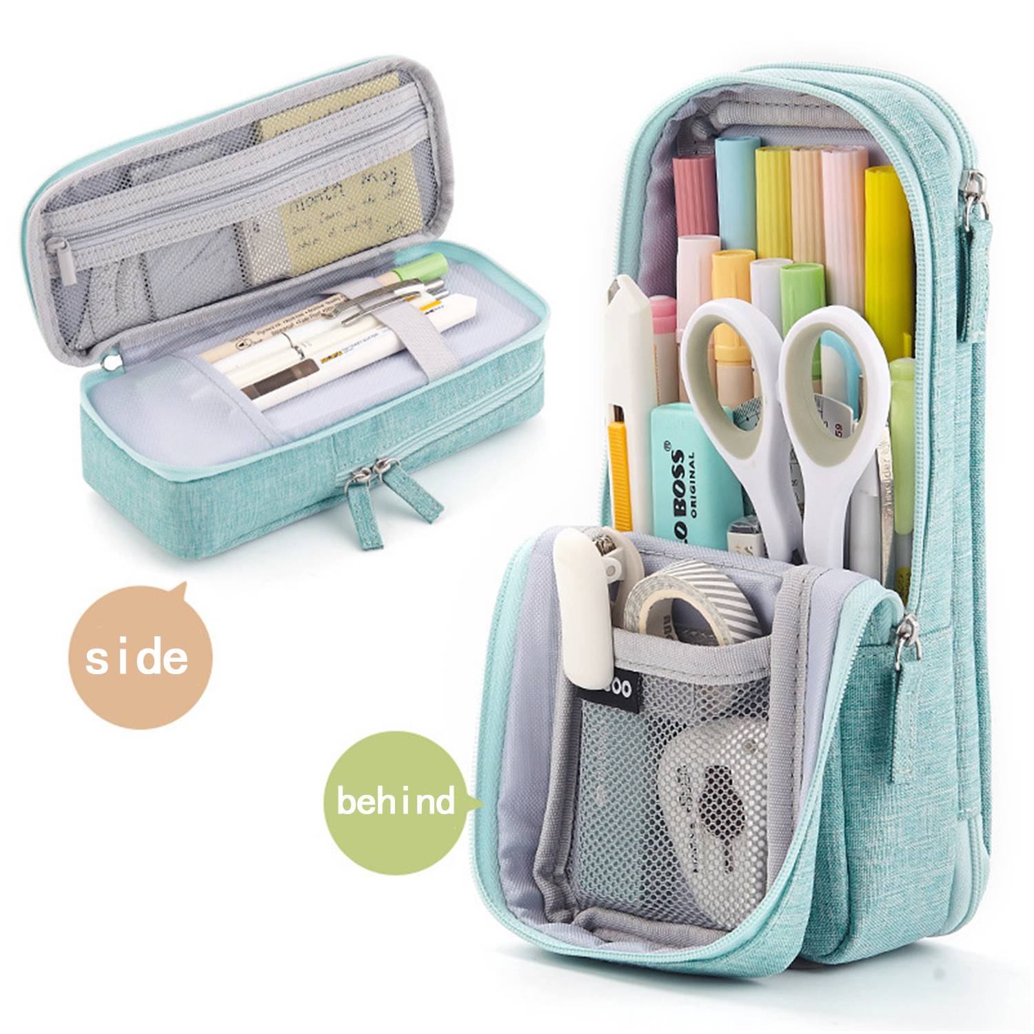 Multifunction Standing Box Pencil Pouch 5