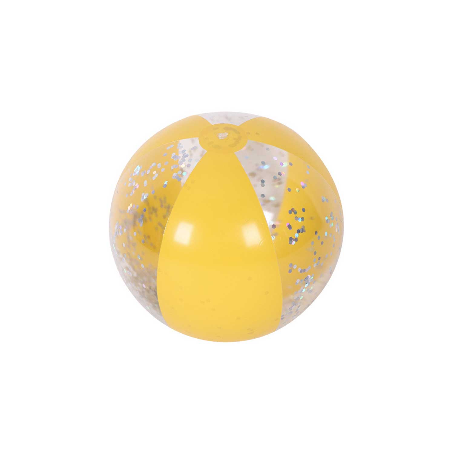 16/24in PVC Inflatable Beach Ball - Transparent Glitter Toy 13