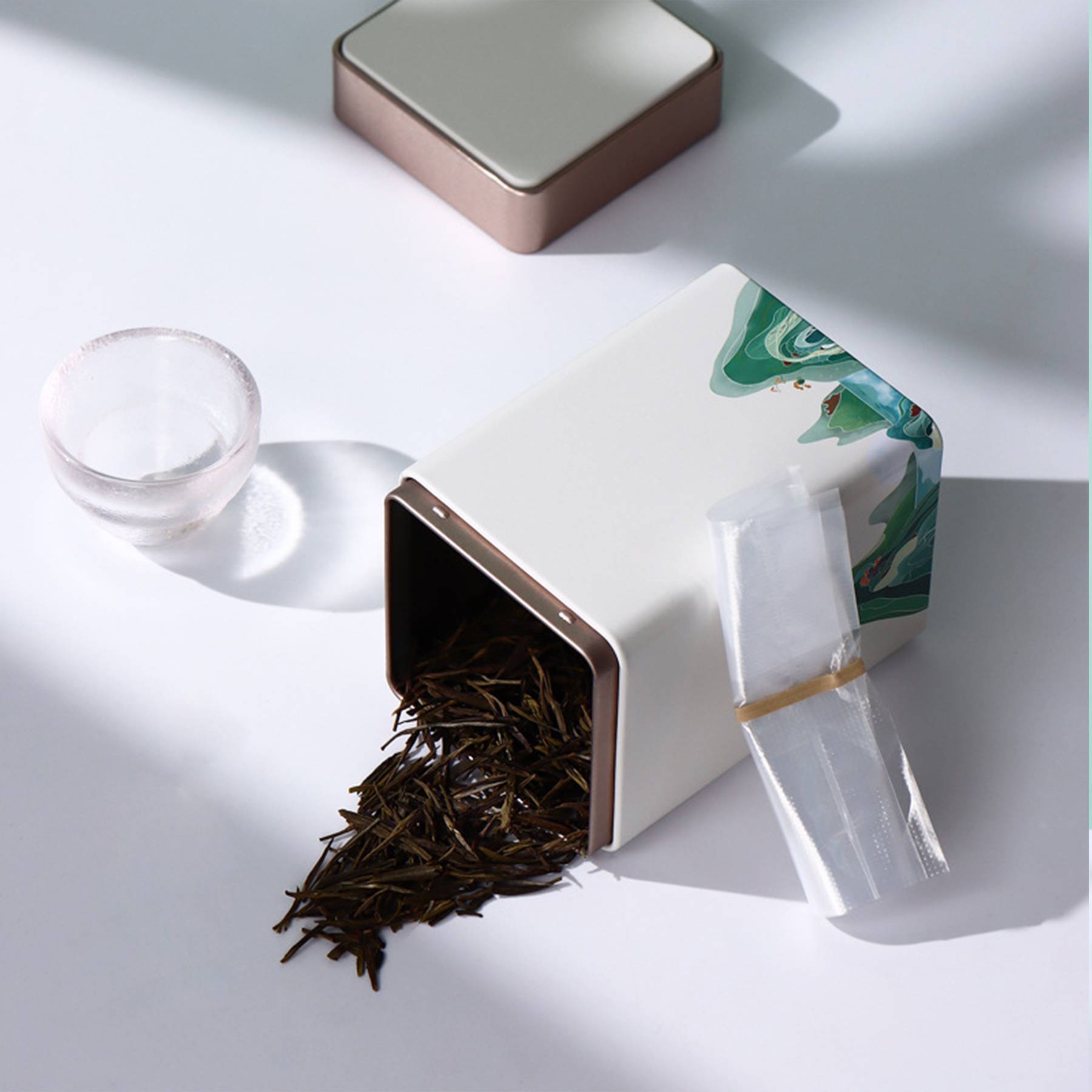 Iron Portable tea universal canister 6