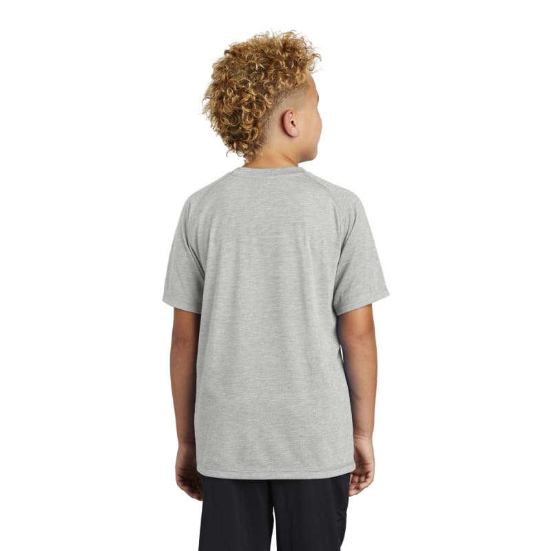 Sport-Tek Youth PosiCharge Tri-Blend Wicking Raglan Tee. 2