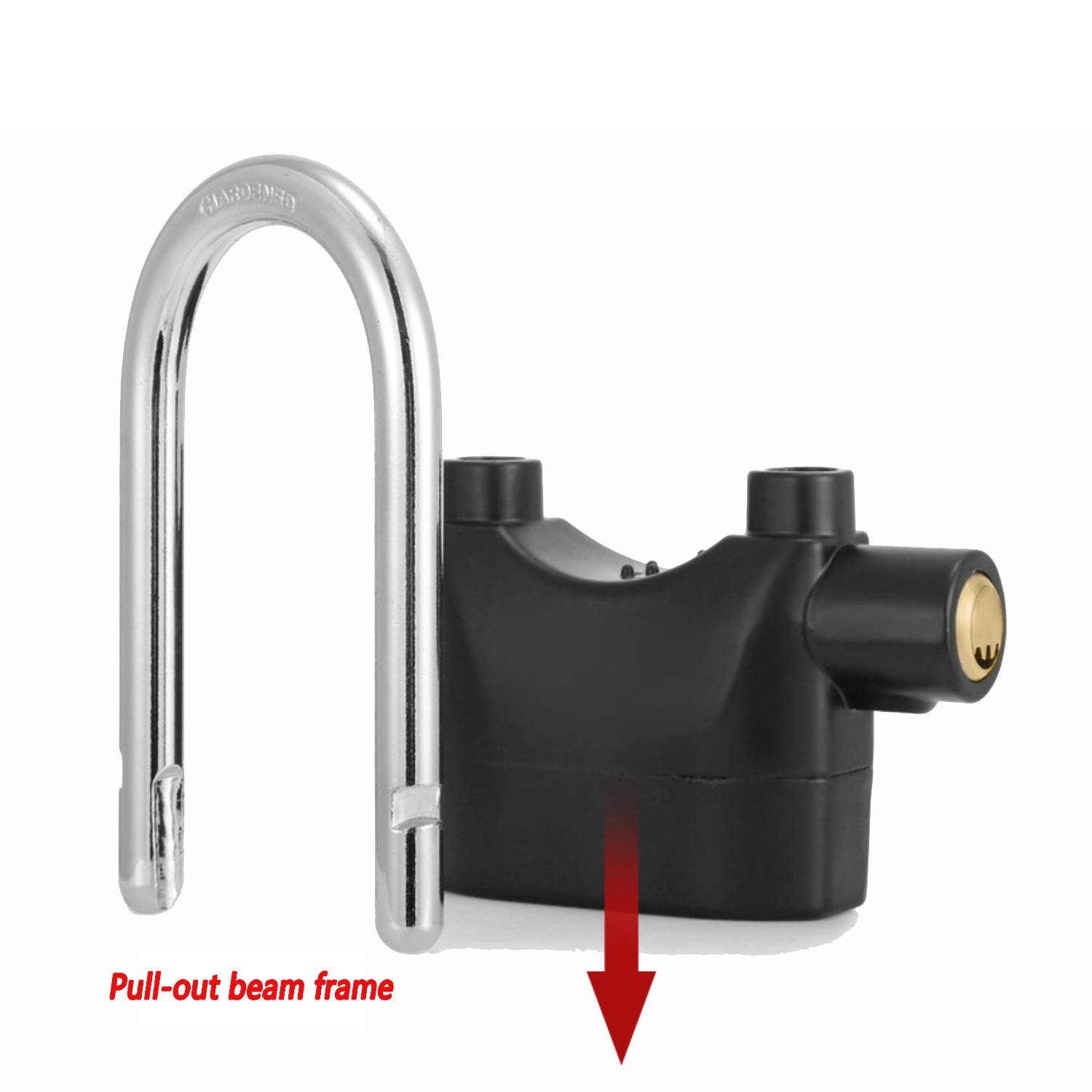110db universal alarm motor bike lock 2