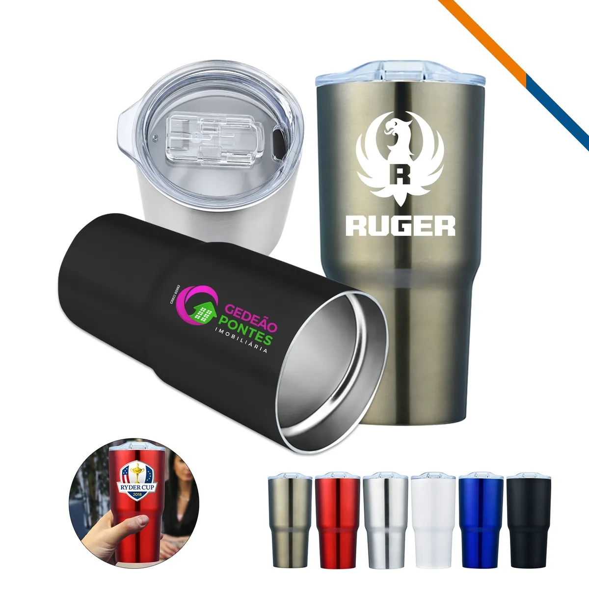 30oz Stainless Steel Vacuum Insulated Tumbler 11