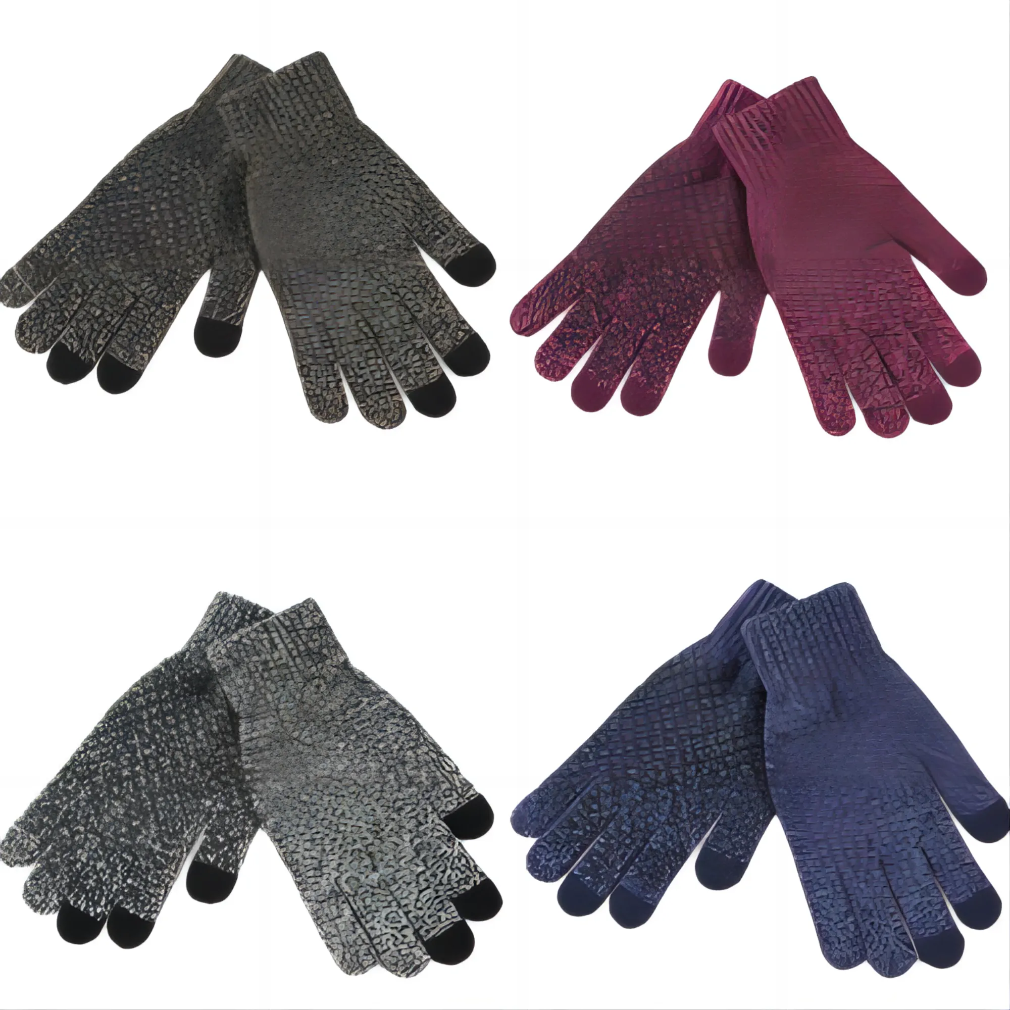 Knitted Warm Touch Screen Gloves 3