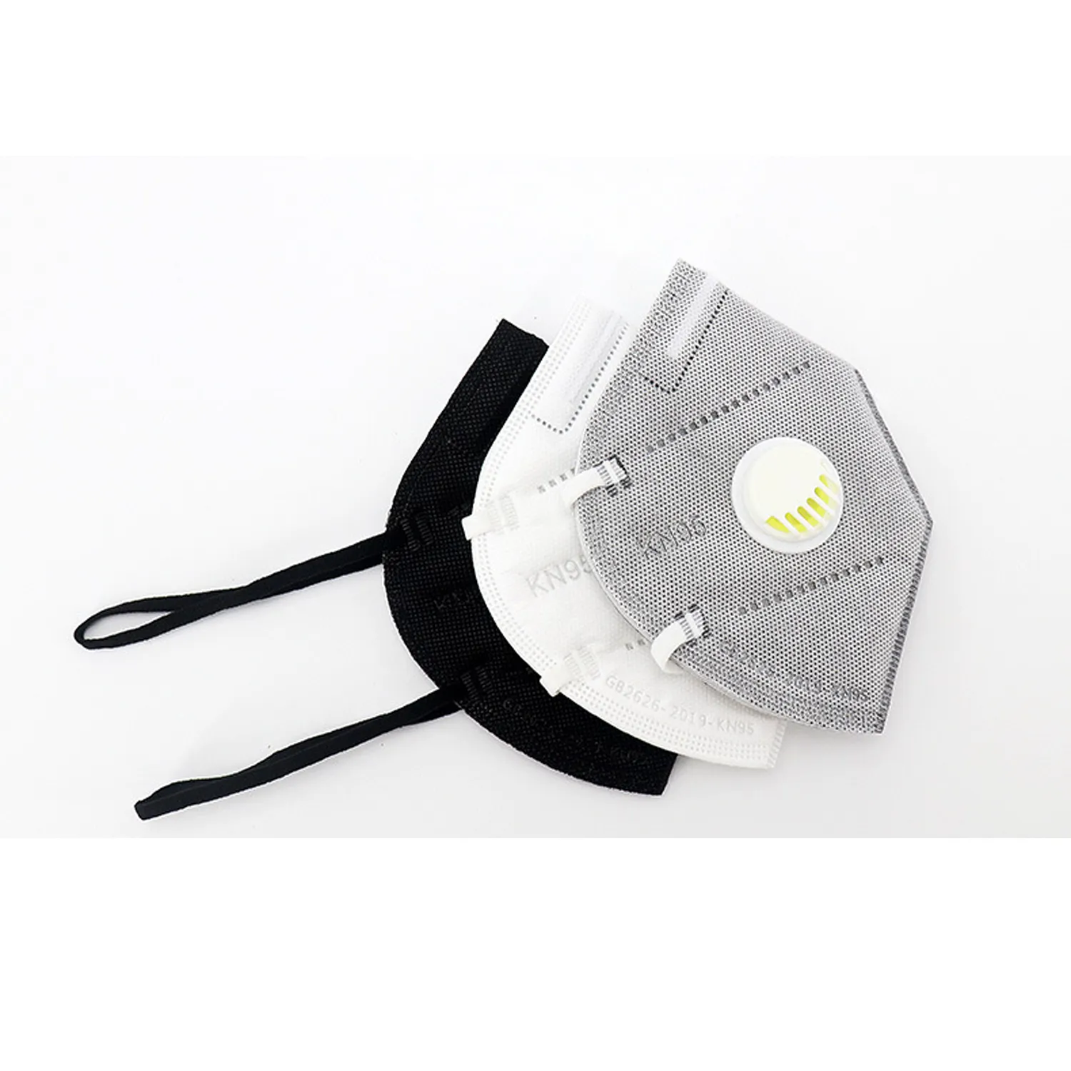KN95 Head Breathing Valve Activated Carbon Mask 3