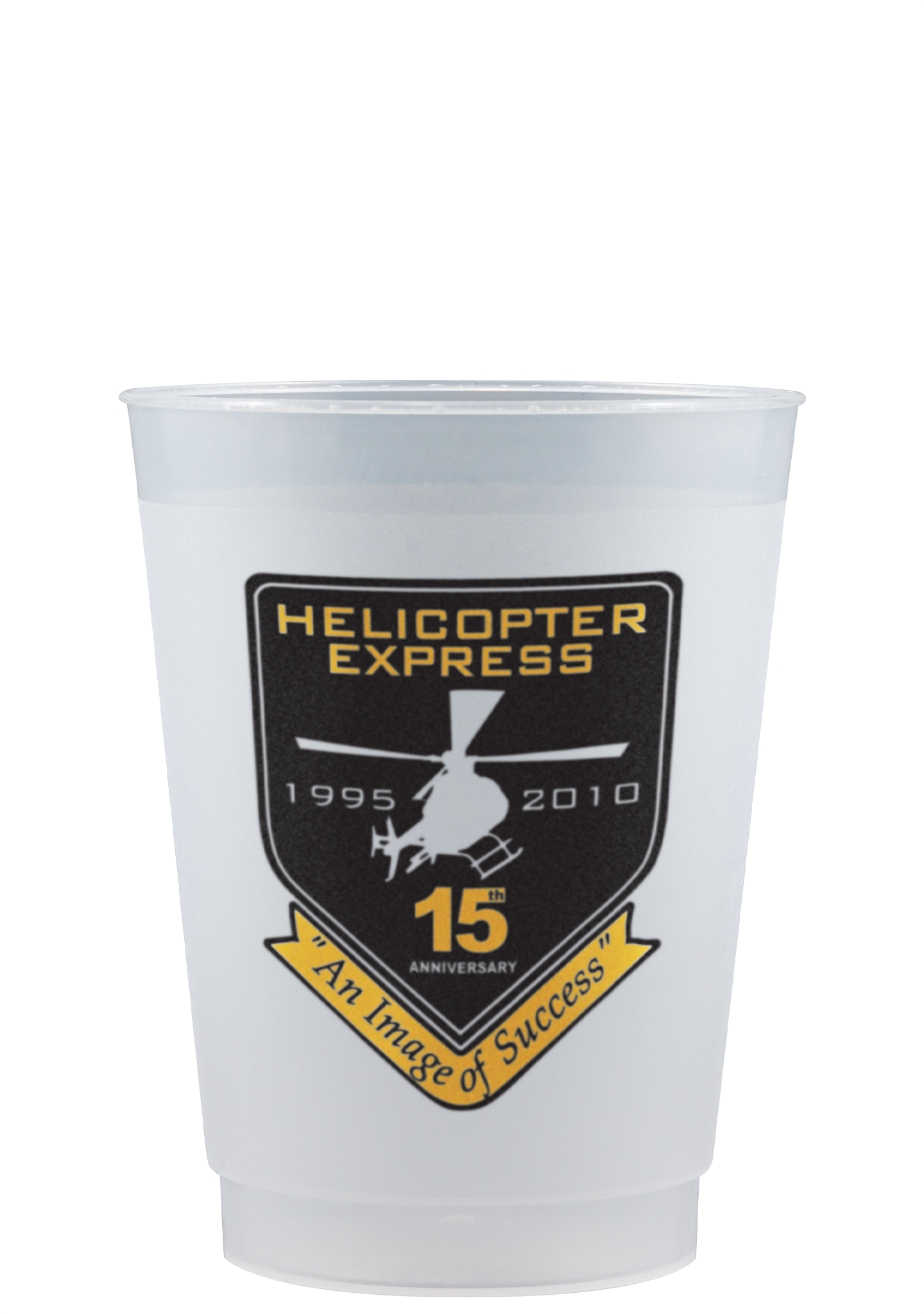10 oz Frost-Flex Plastic Cup Frosted Tradition Print 1