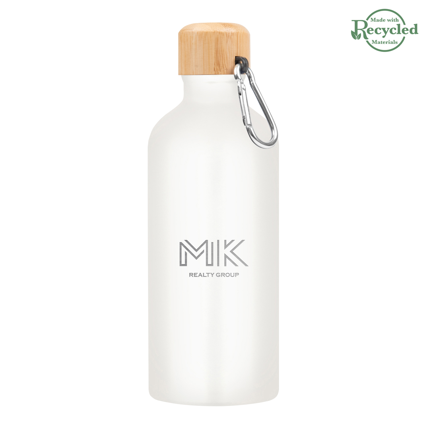 20 Oz. Aluminum Tundra Bike Bottle With Bamboo Lid 4