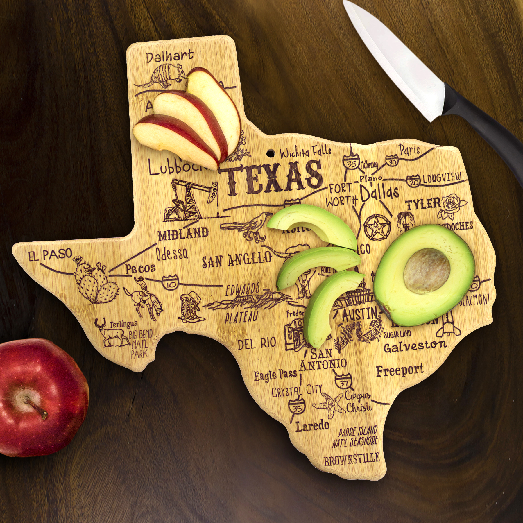 Destination Texas Cutting & Serving Board 4