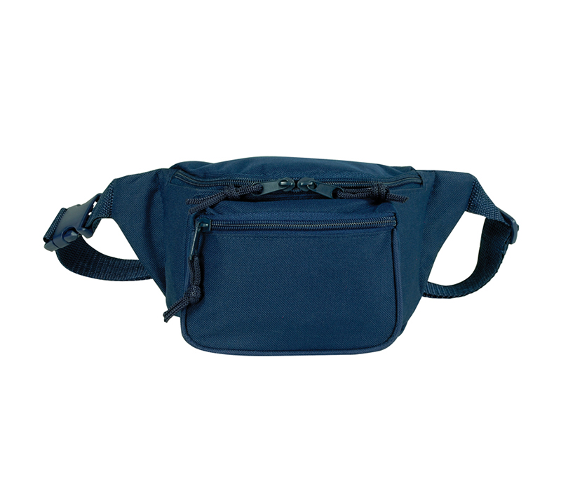 3 Zipper Fanny Pack Polyester Waist Bag 5