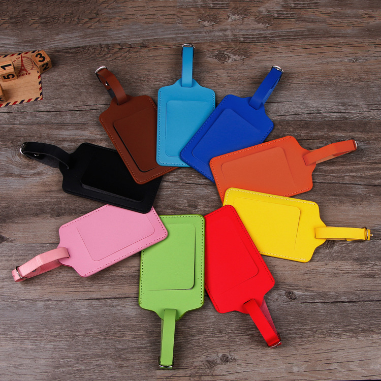 PU Leather Luggage Tags 1