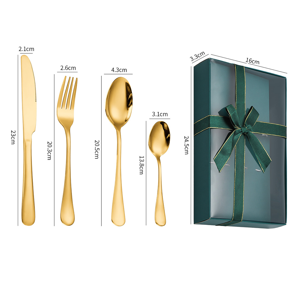 4PCS Stainless Steel Cutlery Set 5