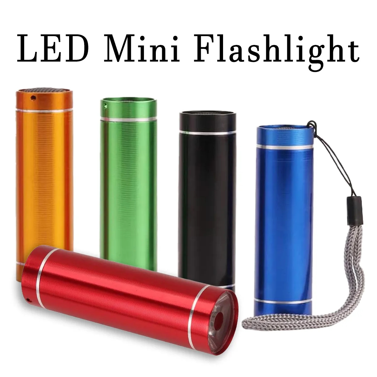 Dusk to Dawn Mini Aluminum LED Outdoor Flashlight 5