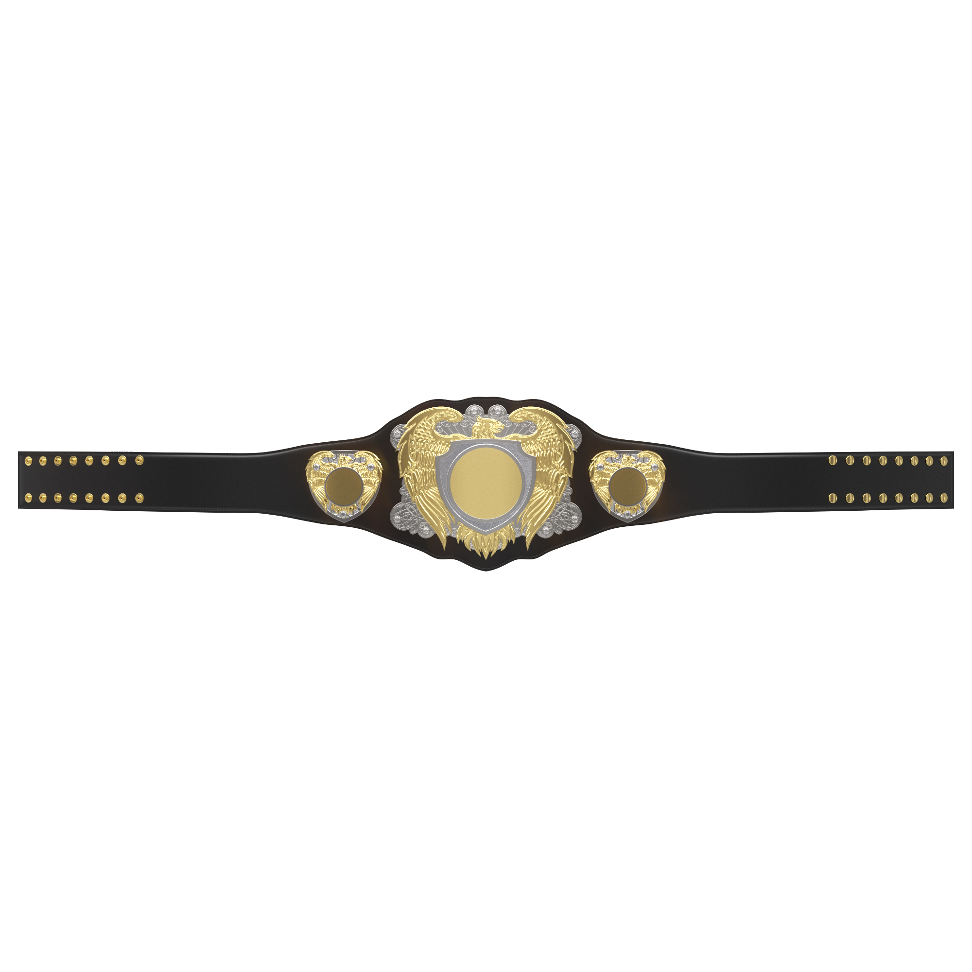 Express Vibraprint® Legion Award Belt w/ Black Leather 9
